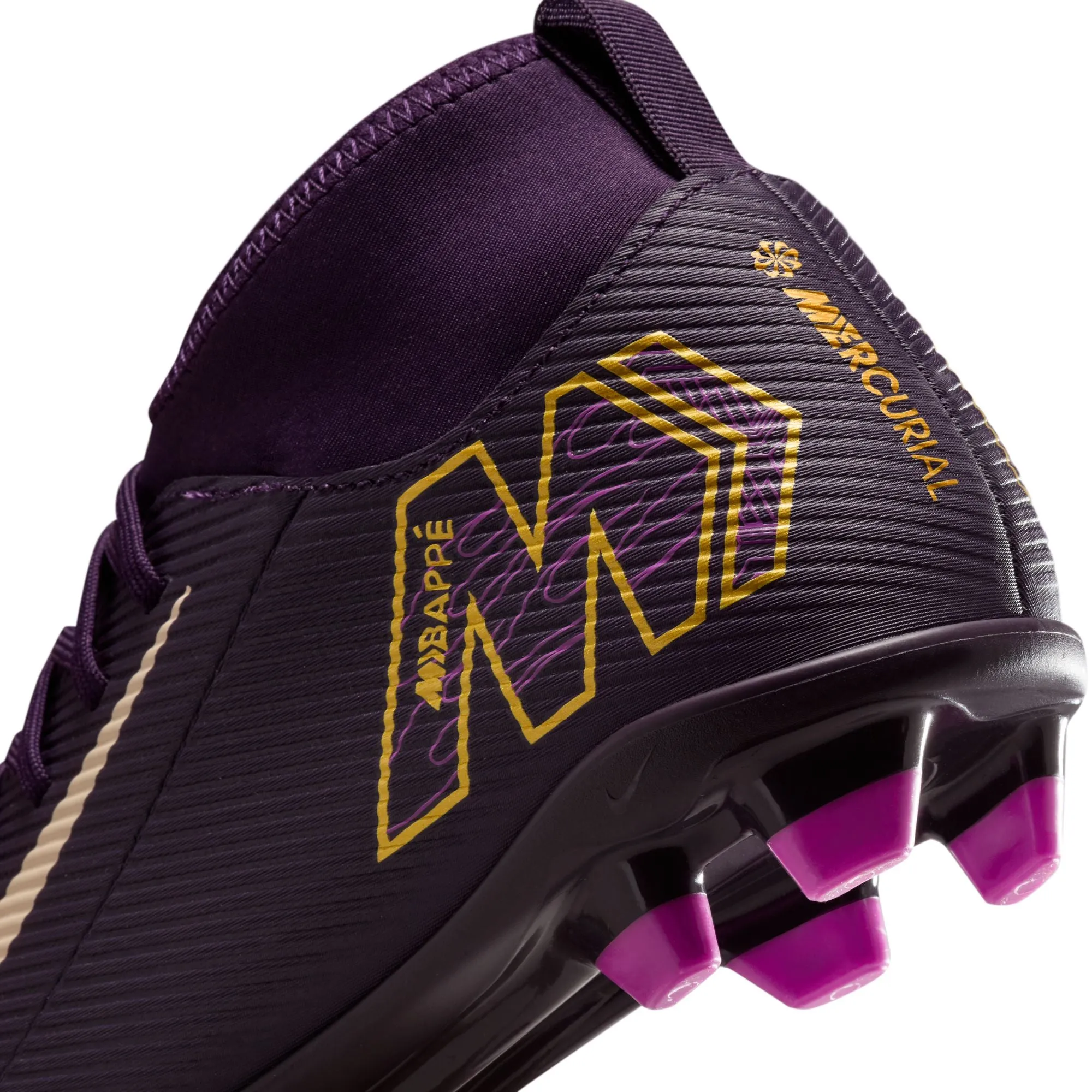 Nike Junior Zoom Superfly 10 Club KM FG Firm Ground Shoes - Grand Purple /Pale Ivory
