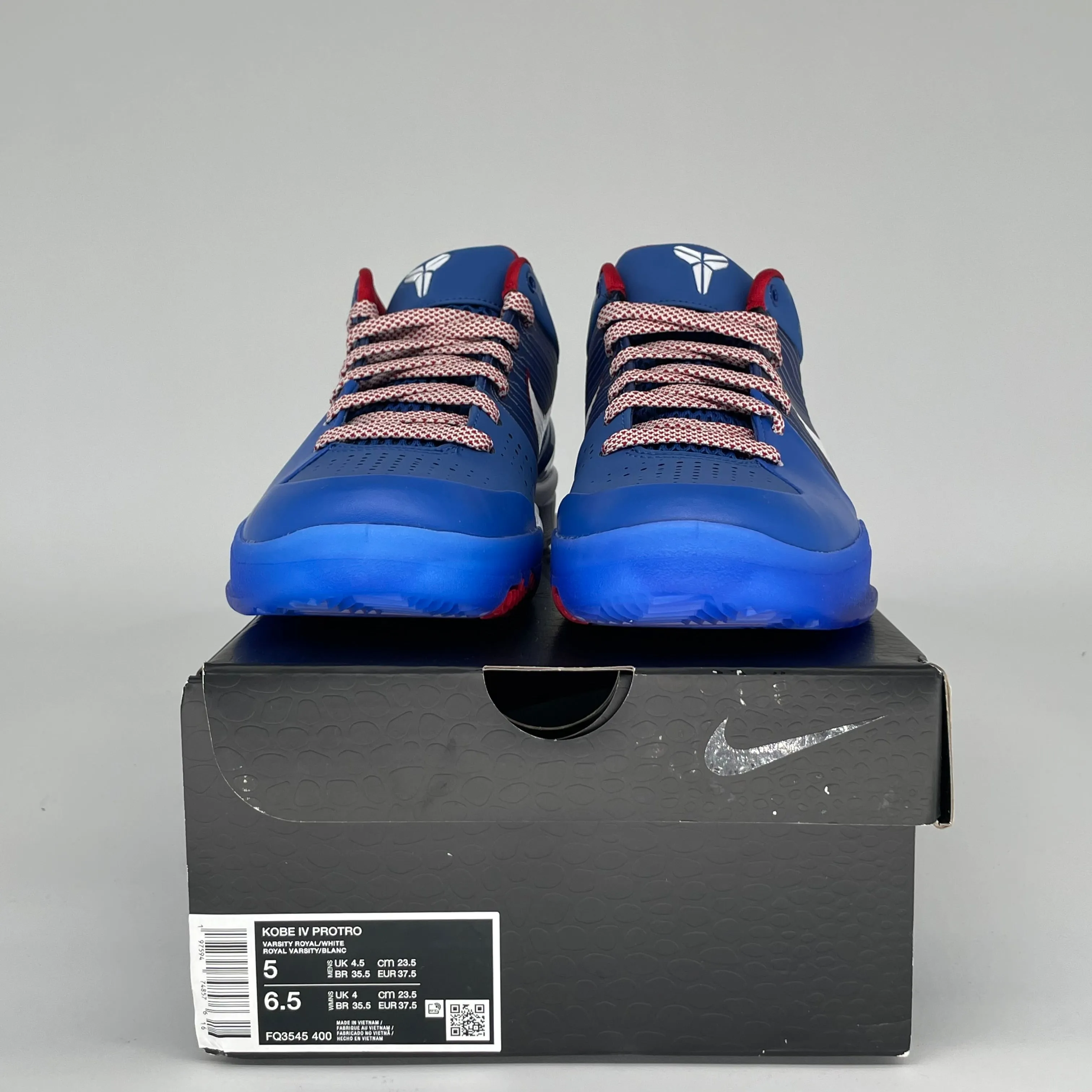 NIKE KOBE 4 PROTRO PHILLY SIZE 5 FQ3545-400