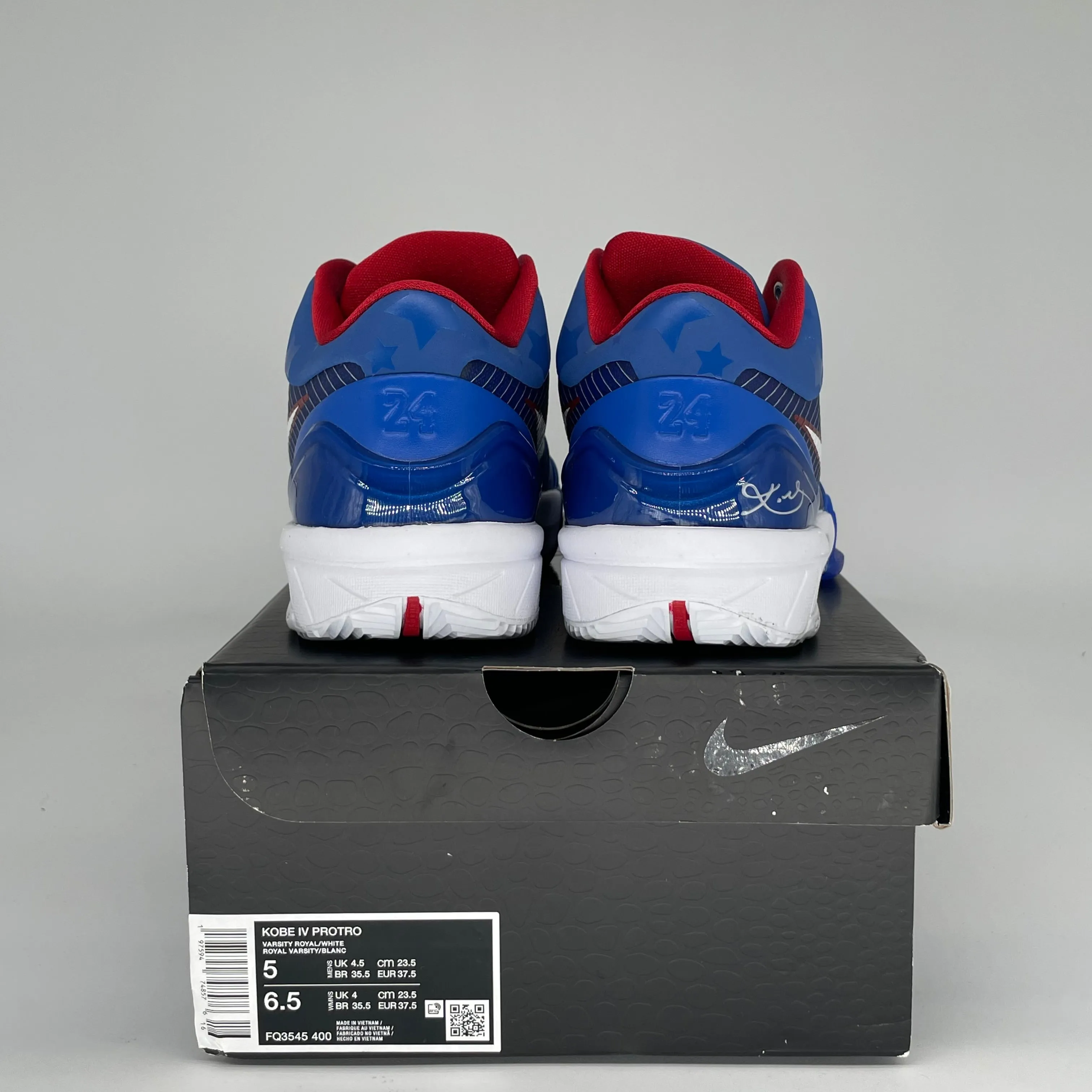 NIKE KOBE 4 PROTRO PHILLY SIZE 5 FQ3545-400