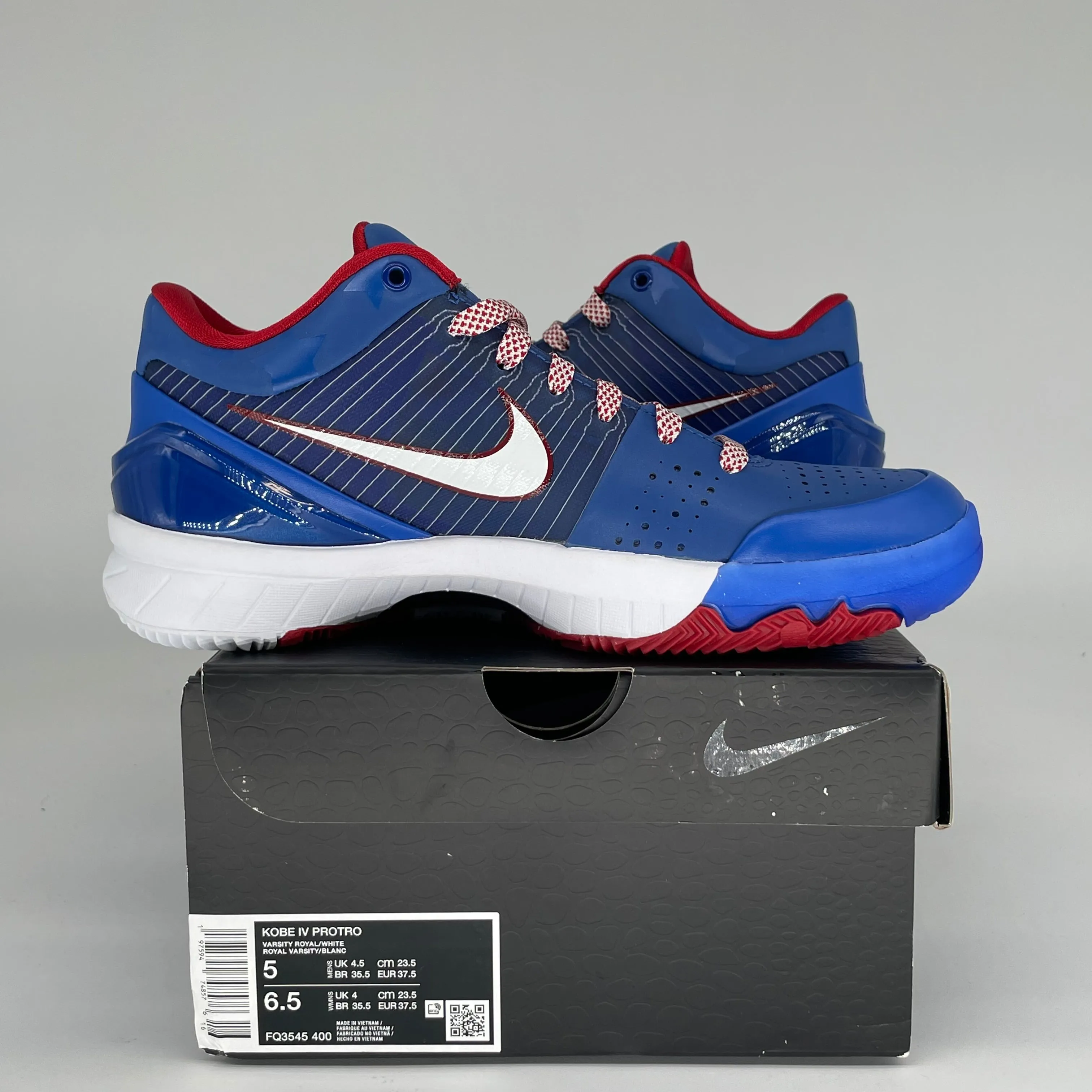 NIKE KOBE 4 PROTRO PHILLY SIZE 5 FQ3545-400