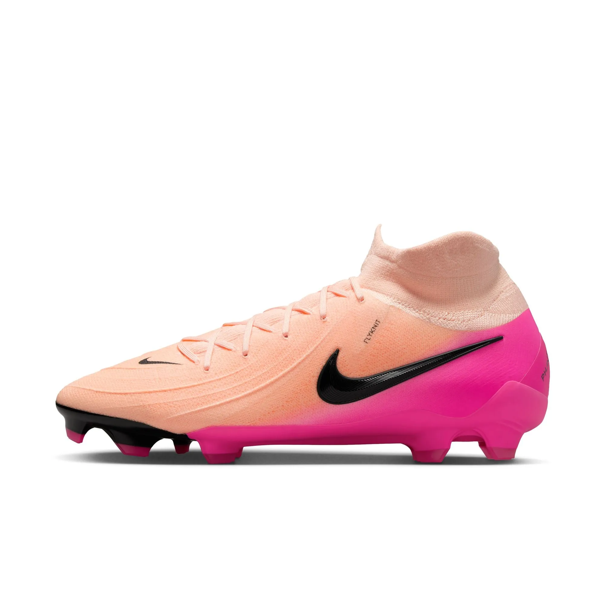Nike Phantom Luna II Pro FG Firm Ground Soccer Shoes - Crimson Tint/ Black-Pink/ Tint