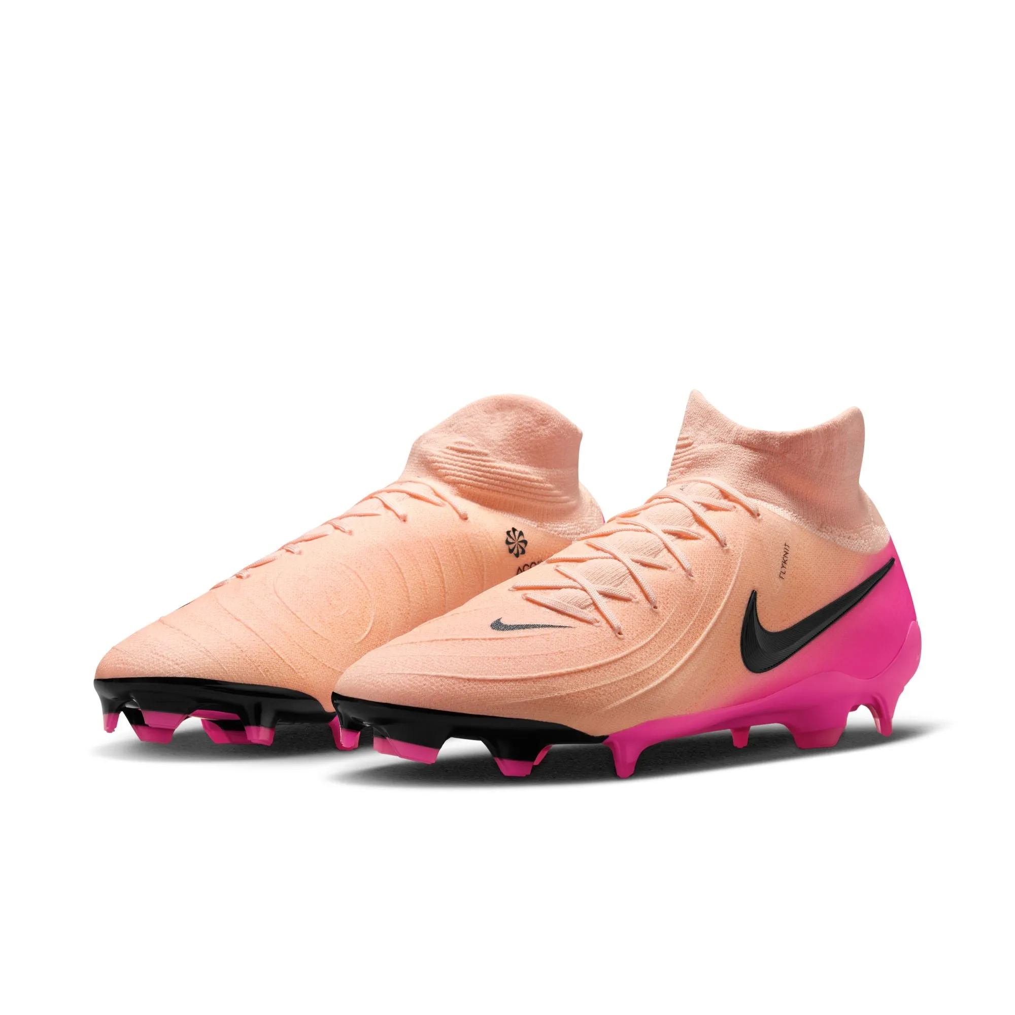 Nike Phantom Luna II Pro FG Firm Ground Soccer Shoes - Crimson Tint/ Black-Pink/ Tint
