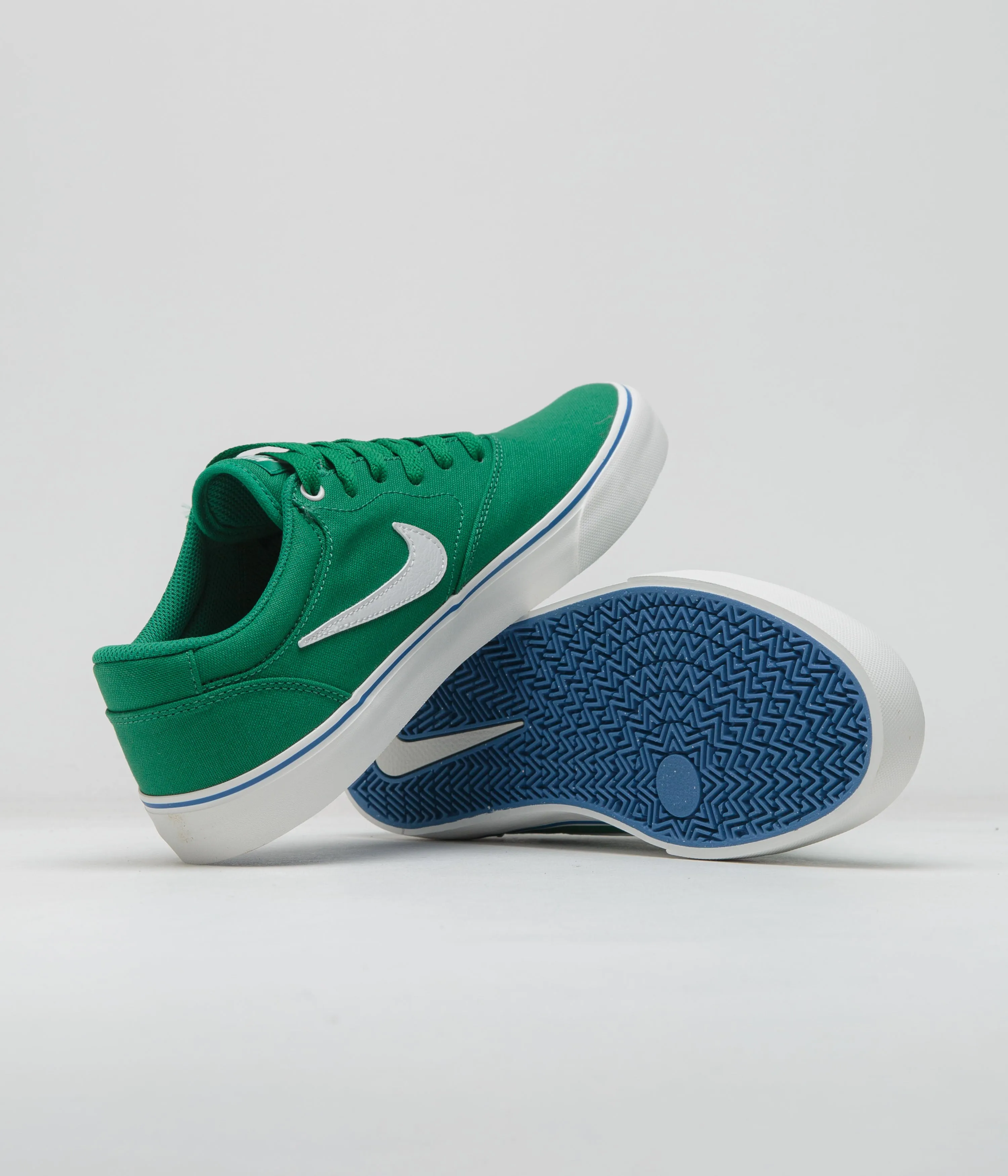 Nike SB Chron 2 Canvas Shoes - Malachite / Summit White - Malachite Nike SB Clothing