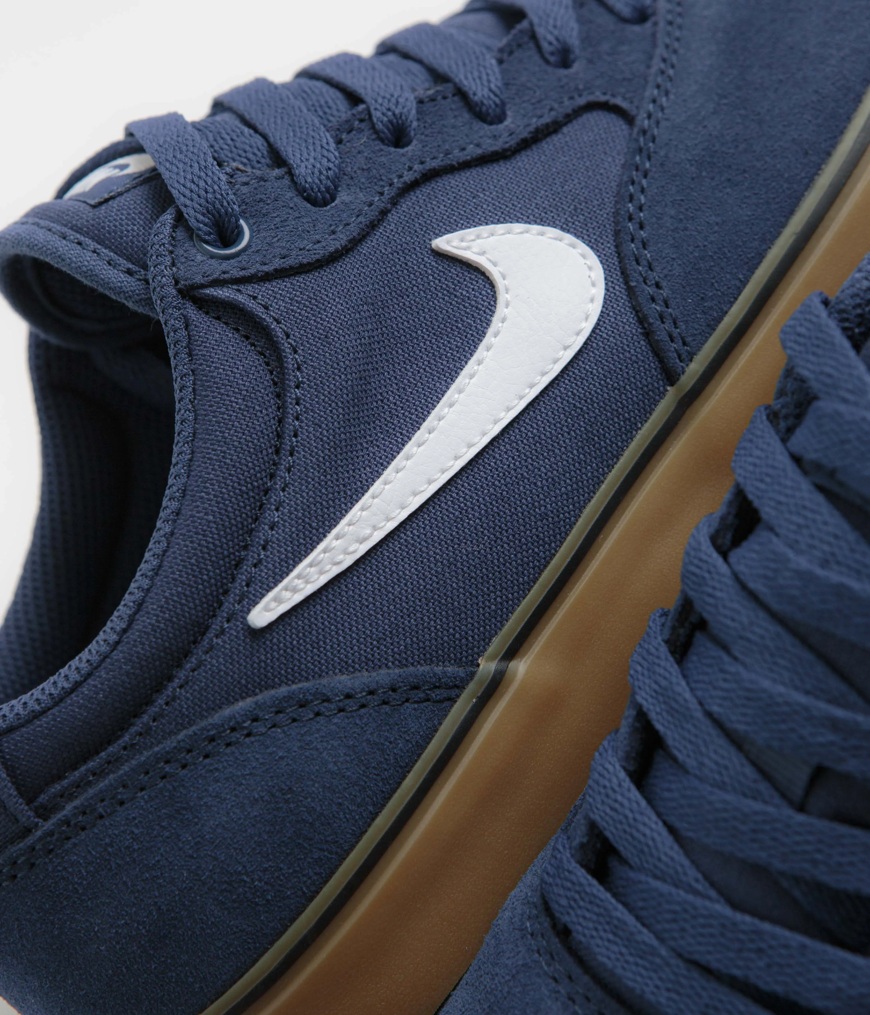 Nike SB Chron 2 Shoes - Navy / White - Navy - Gum Light Brown Nike SB Clothing