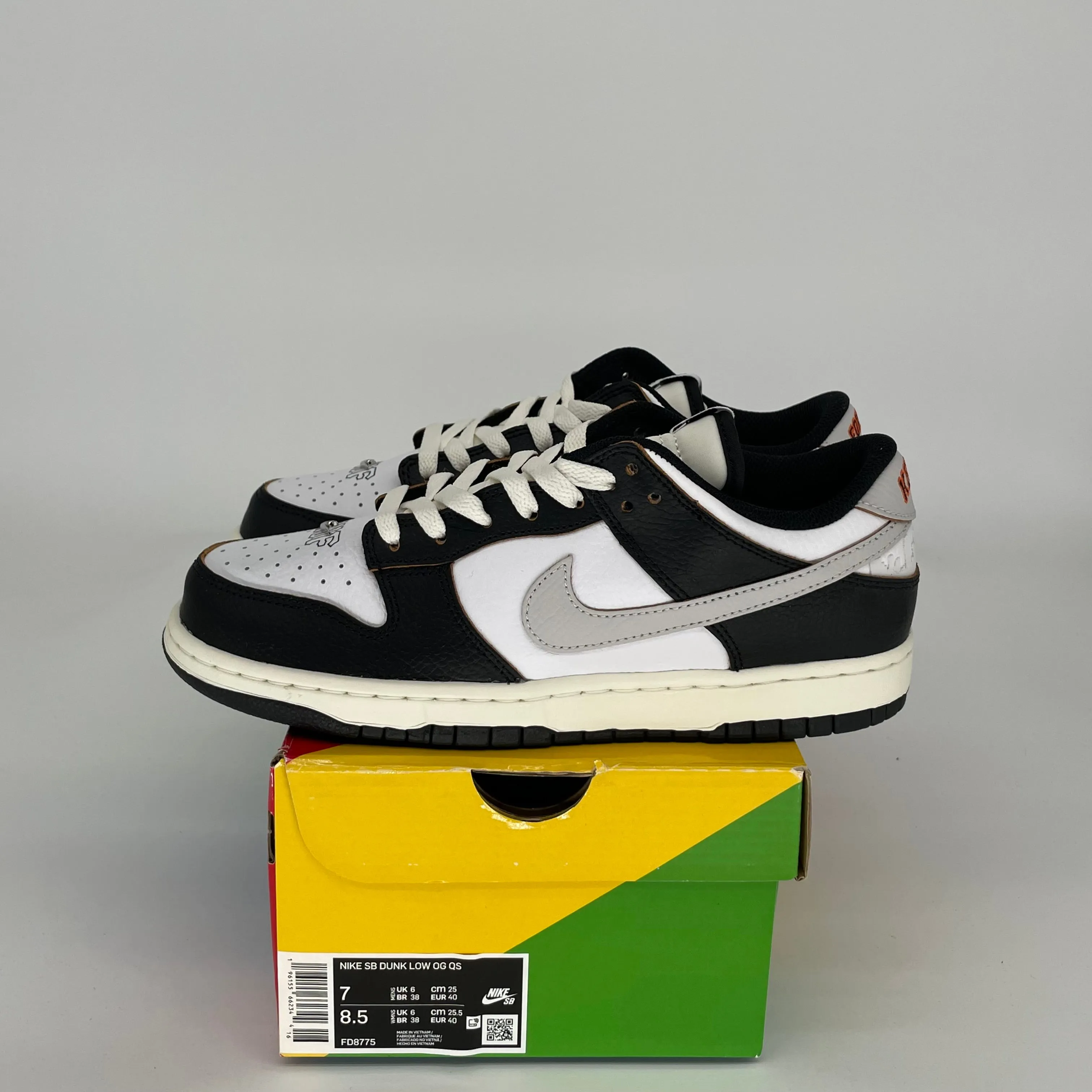 NIKE SB DUNK LOW HUF SAN FRANCISCO SIZE 7 FD8775-001