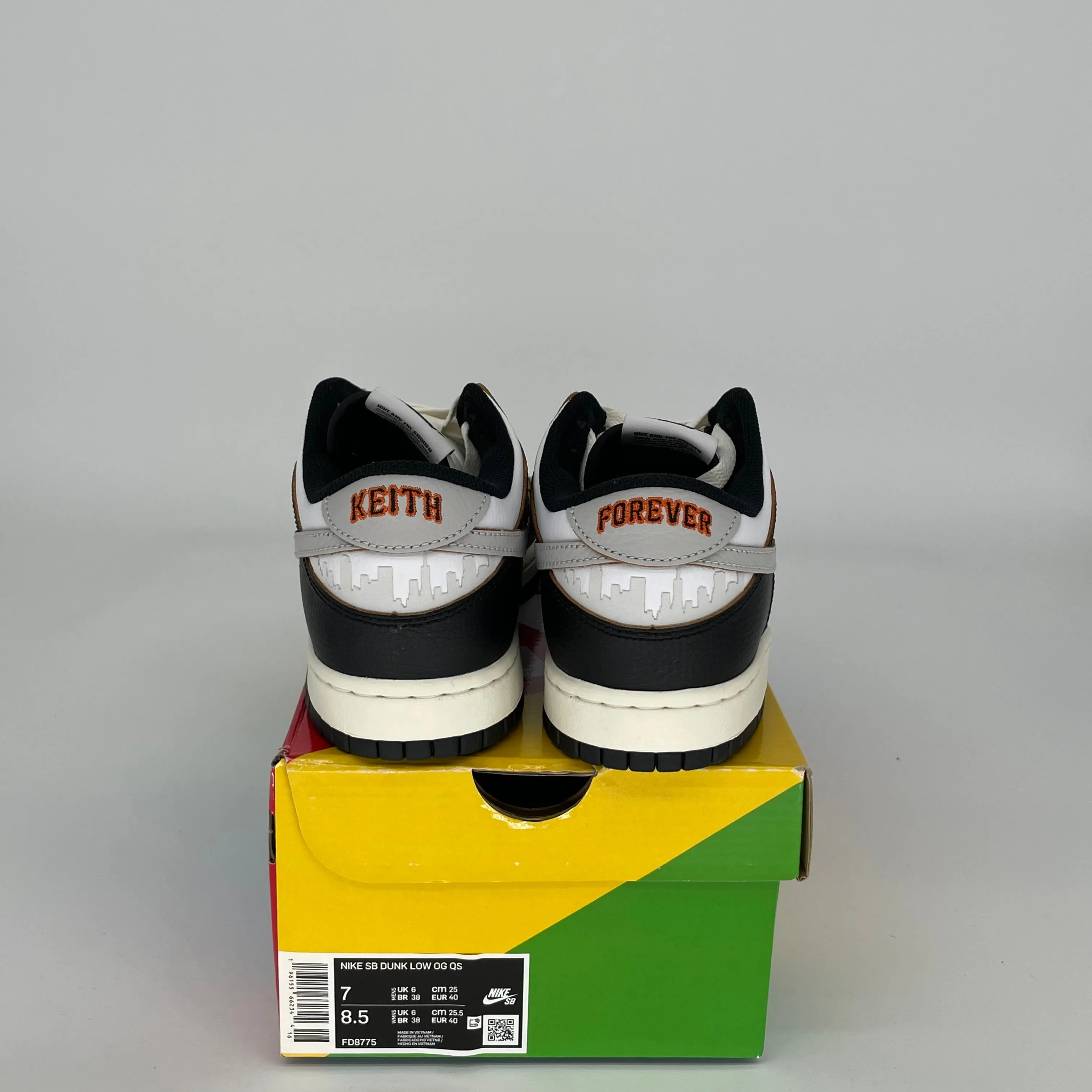 NIKE SB DUNK LOW HUF SAN FRANCISCO SIZE 7 FD8775-001