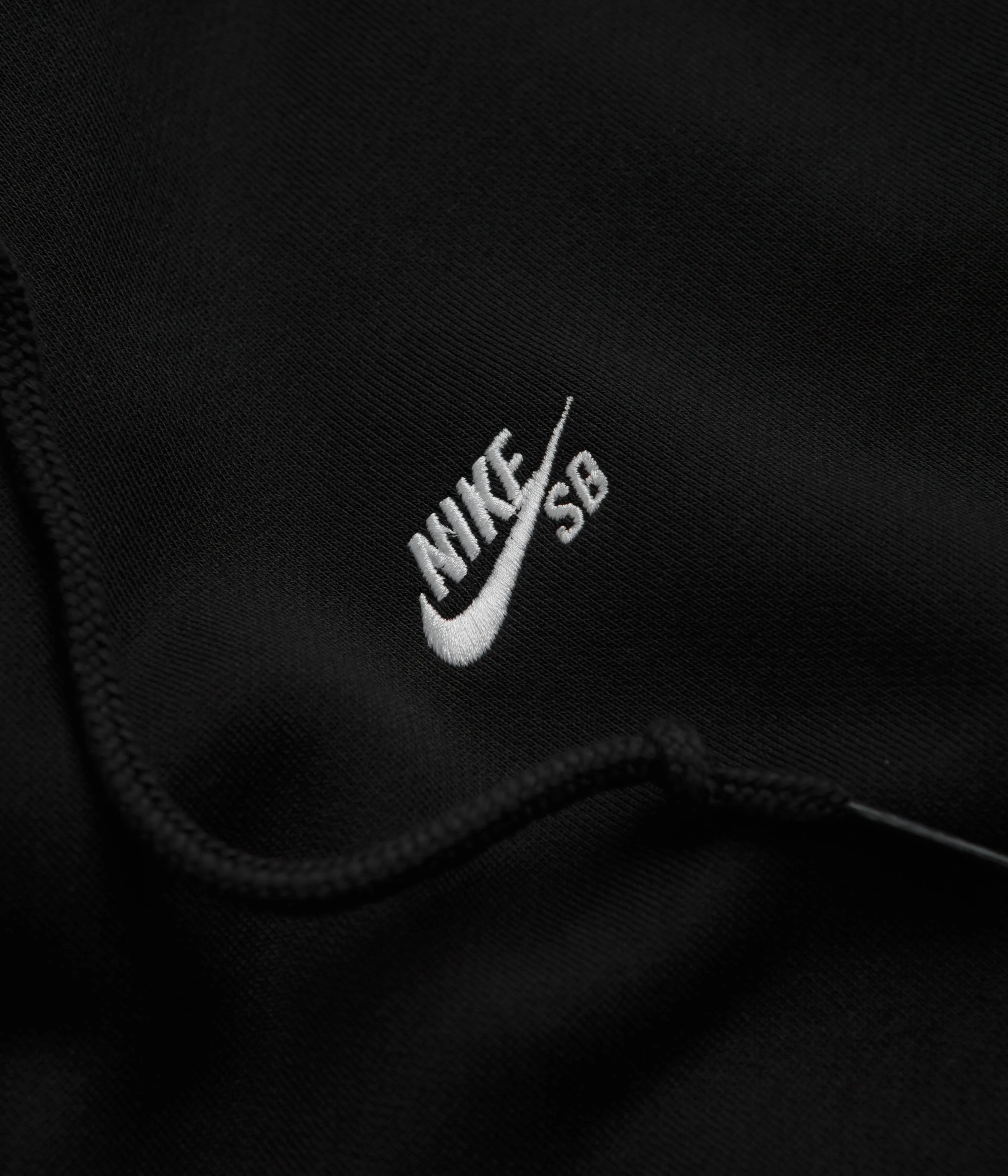 Nike SB Essential Small Logo Hoodie - Black / White Nike SB Clothing