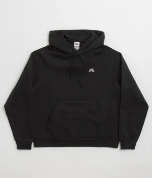 Nike SB Essential Small Logo Hoodie - Black / White Nike SB Clothing