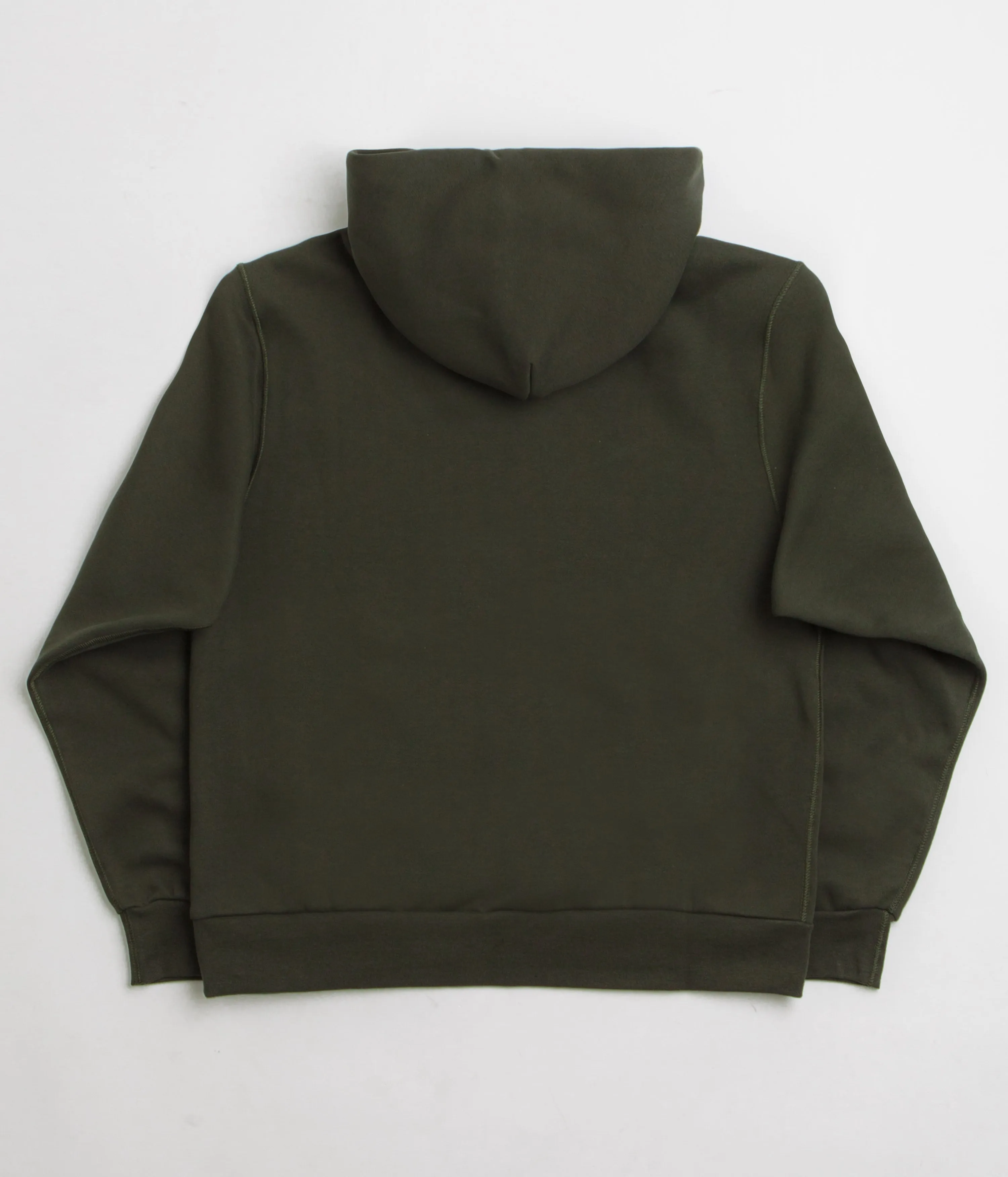 Nike SB Essential Small Logo Hoodie - Sequoia / White Nike SB Clothing