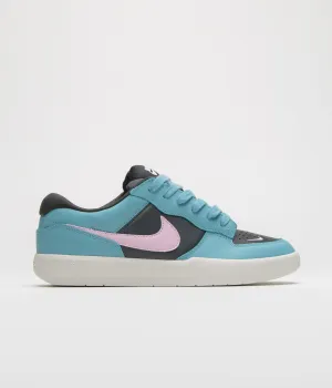 Nike SB Force 58 Premium Shoes - Denim Turquoise / Pink Foam - Dark Smoke Grey Nike SB Clothing