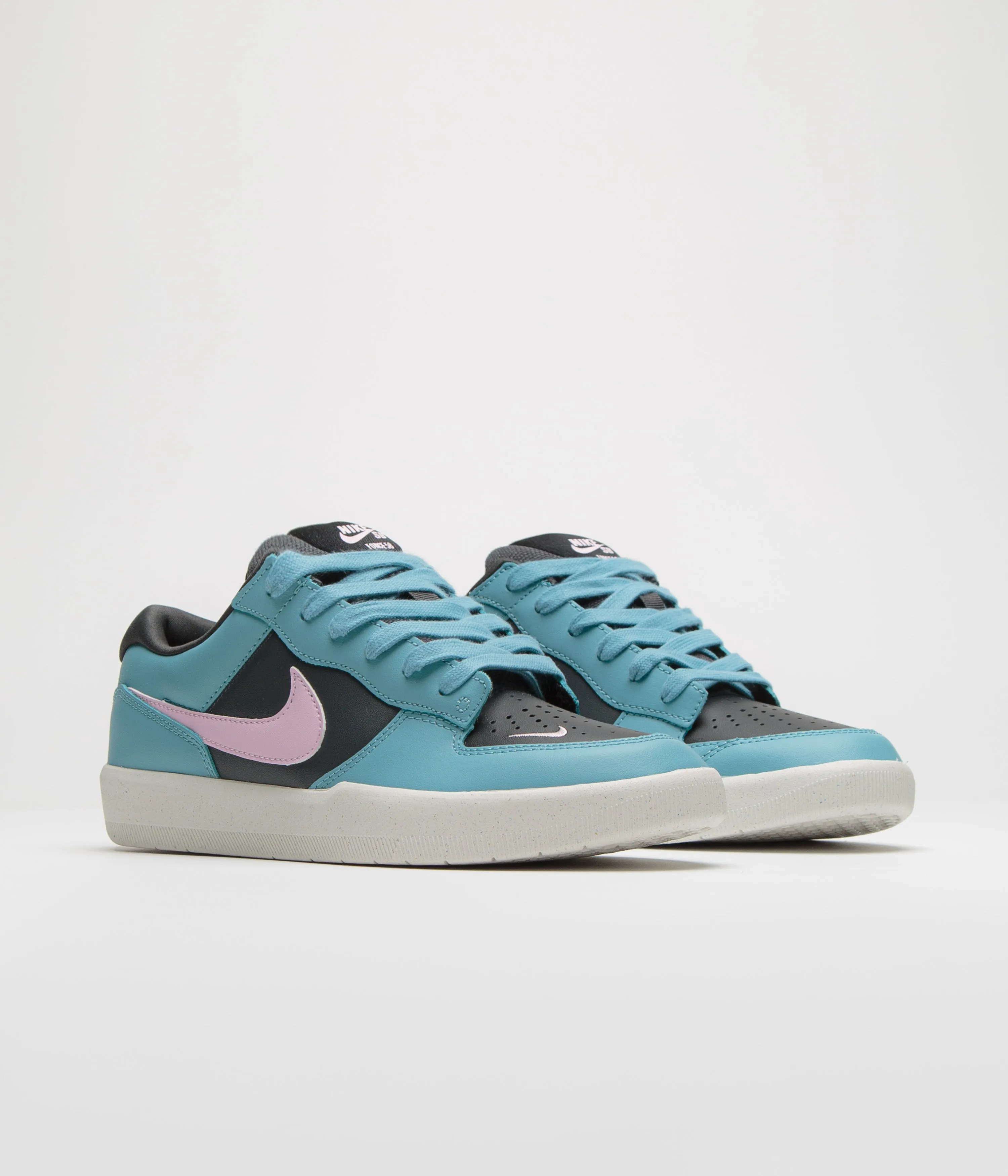 Nike SB Force 58 Premium Shoes - Denim Turquoise / Pink Foam - Dark Smoke Grey Nike SB Clothing