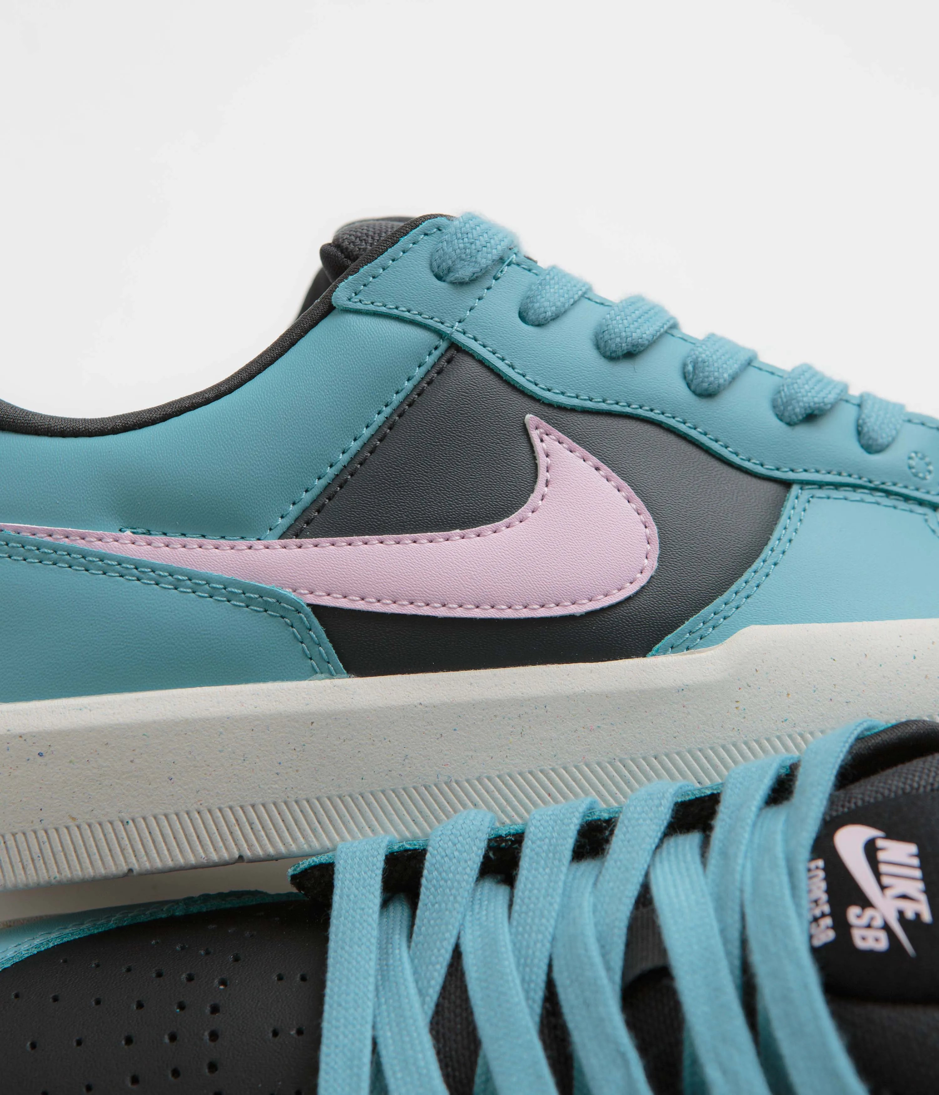 Nike SB Force 58 Premium Shoes - Denim Turquoise / Pink Foam - Dark Smoke Grey Nike SB Clothing