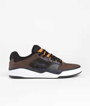 Nike SB Ishod Premium Shoes - Baroque Brown / Obsidian - Black Nike SB Clothing