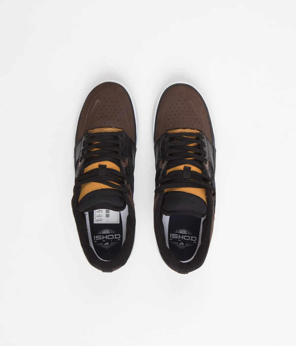 Nike SB Ishod Premium Shoes - Baroque Brown / Obsidian - Black Nike SB Clothing