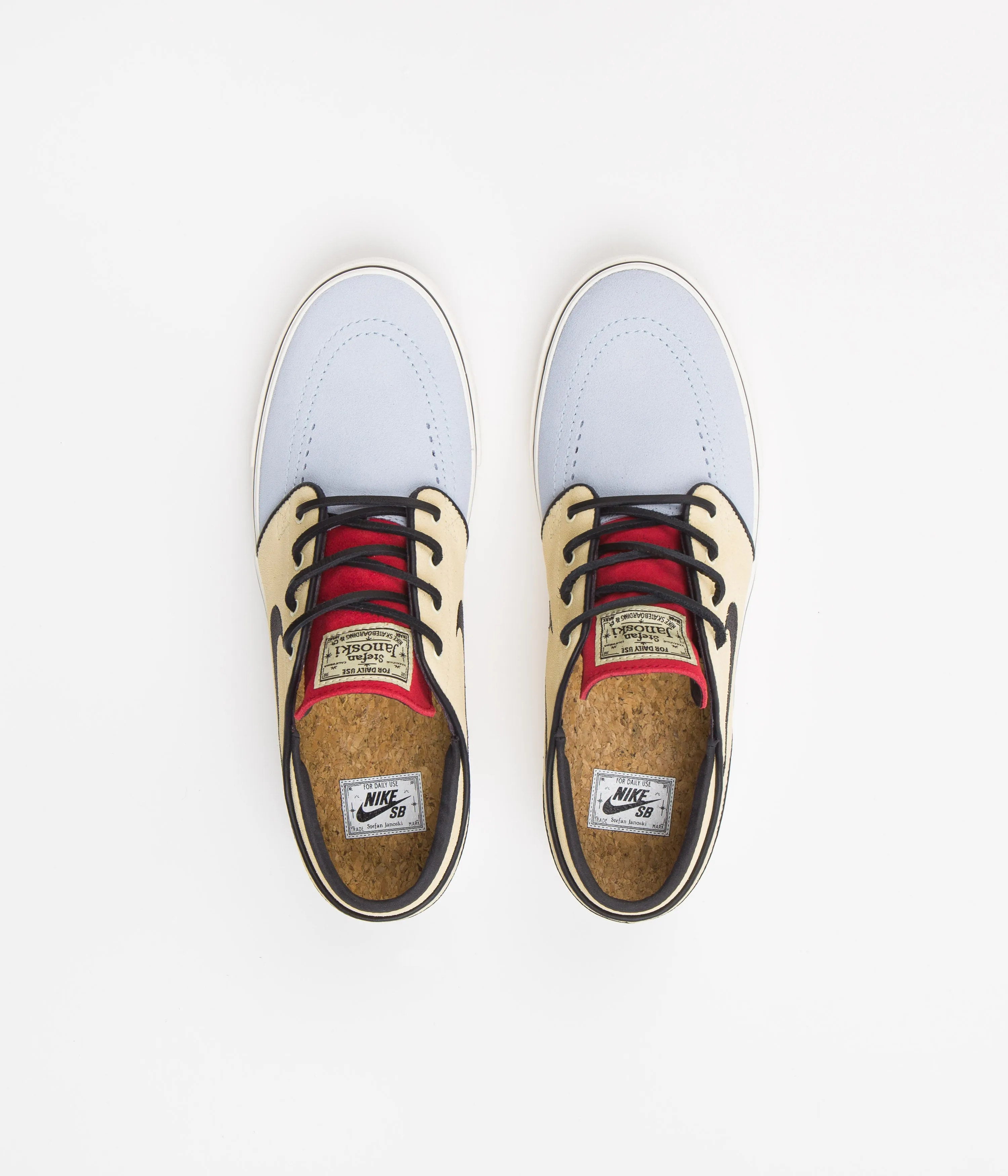 Nike SB Janoski OG  Shoes - Alabaster / Alabaster - Chile Red Nike SB Clothing