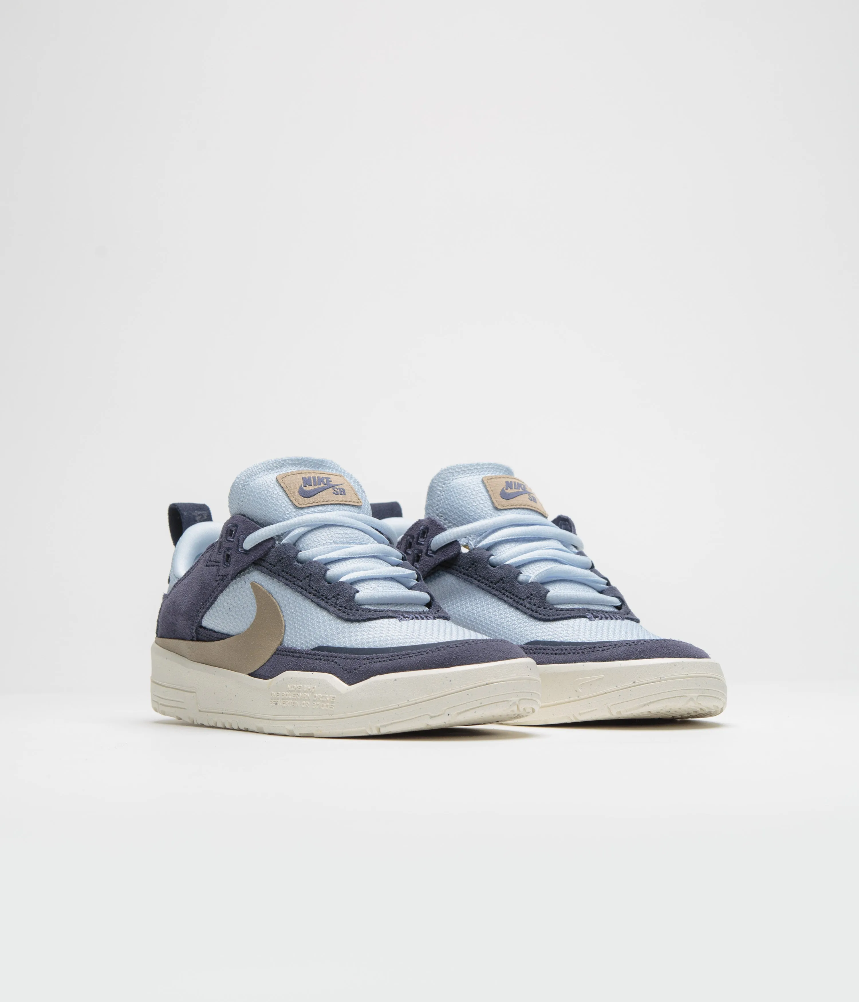 Nike SB Kids Day One Shoes - Thunder Blue / Khaki - Blue Tint - Sail Nike SB Clothing
