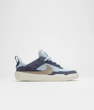 Nike SB Kids Day One Shoes - Thunder Blue / Khaki - Blue Tint - Sail Nike SB Clothing
