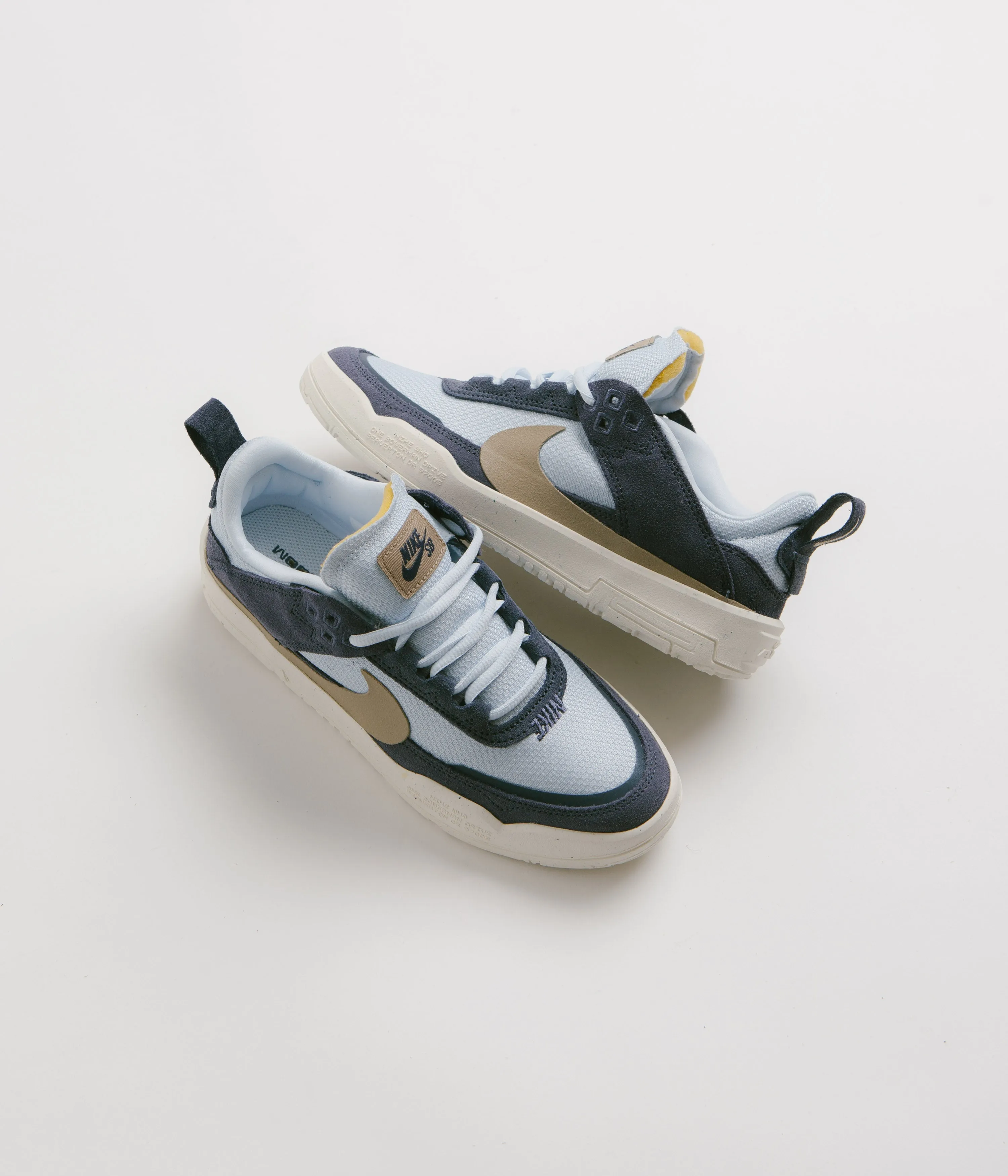 Nike SB Kids Day One Shoes - Thunder Blue / Khaki - Blue Tint - Sail Nike SB Clothing