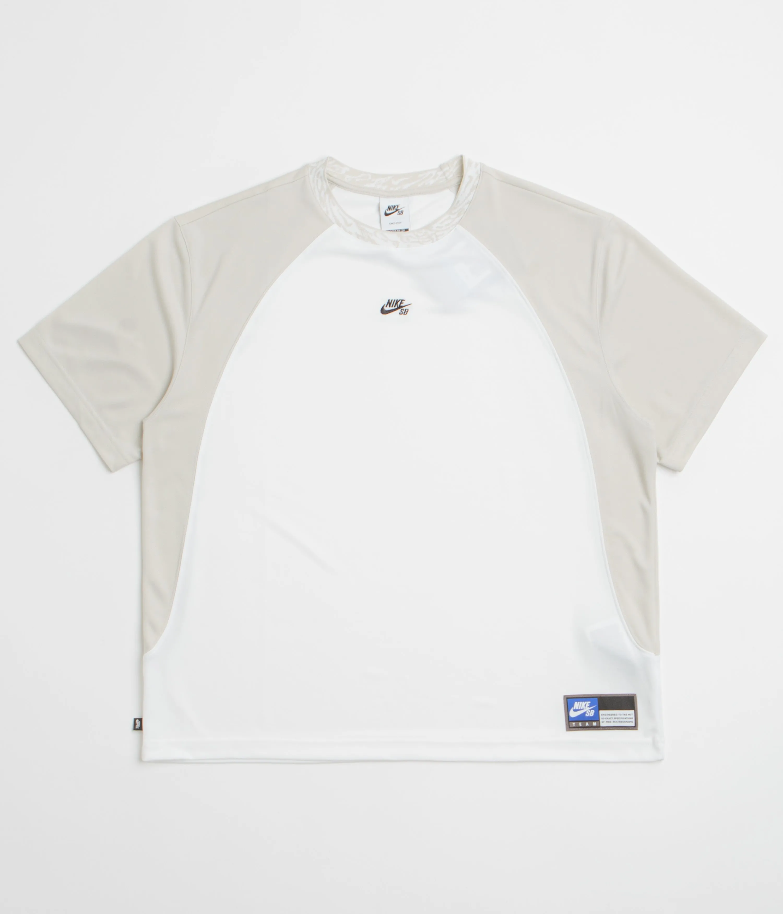 Nike SB Knit Jersey - White / Light Bone / Black Nike SB Clothing