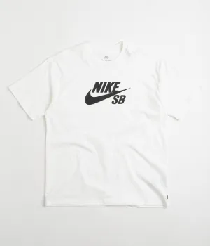 Nike SB Large Logo T-Shirt - White / Black Nike SB Clothing