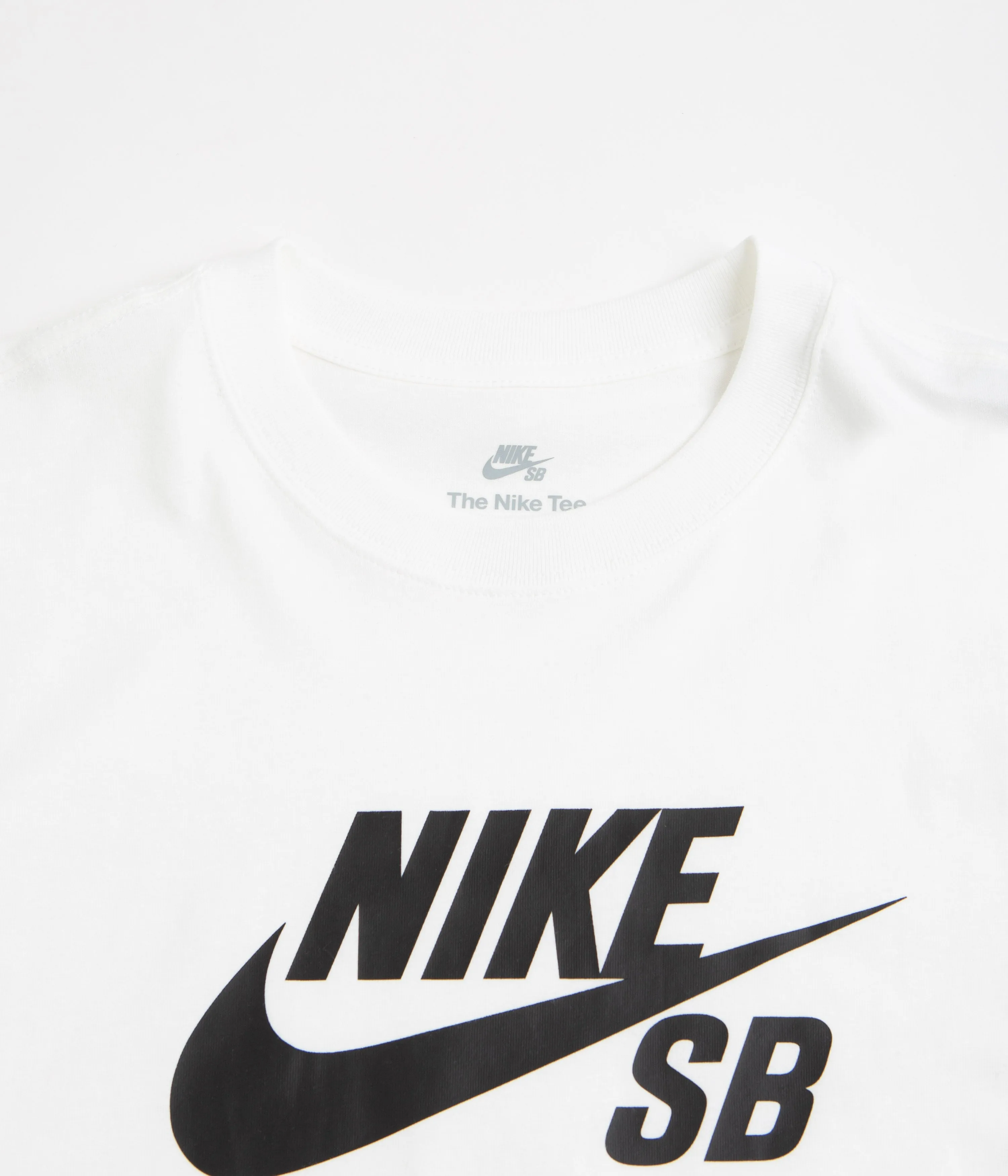 Nike SB Large Logo T-Shirt - White / Black Nike SB Clothing