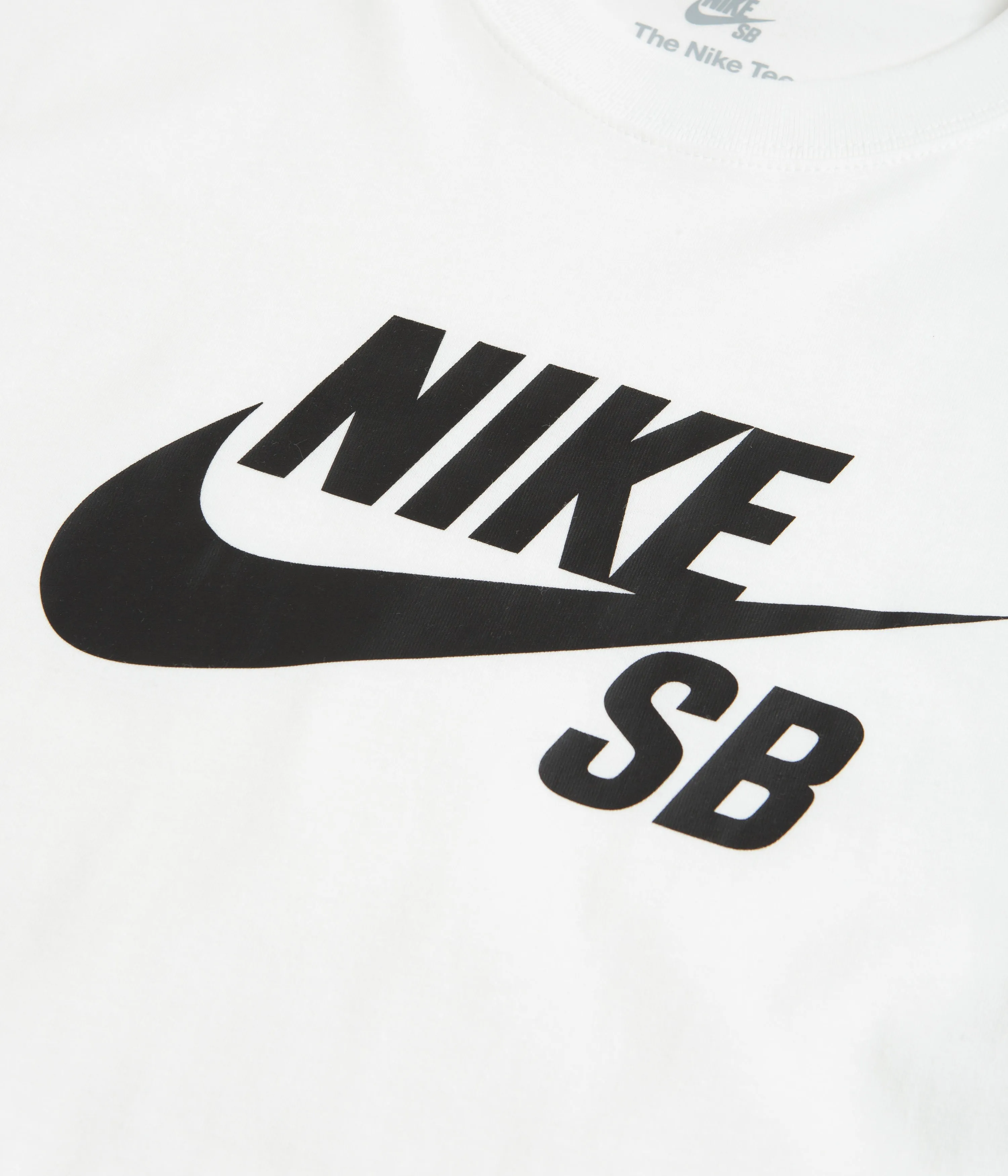 Nike SB Large Logo T-Shirt - White / Black Nike SB Clothing