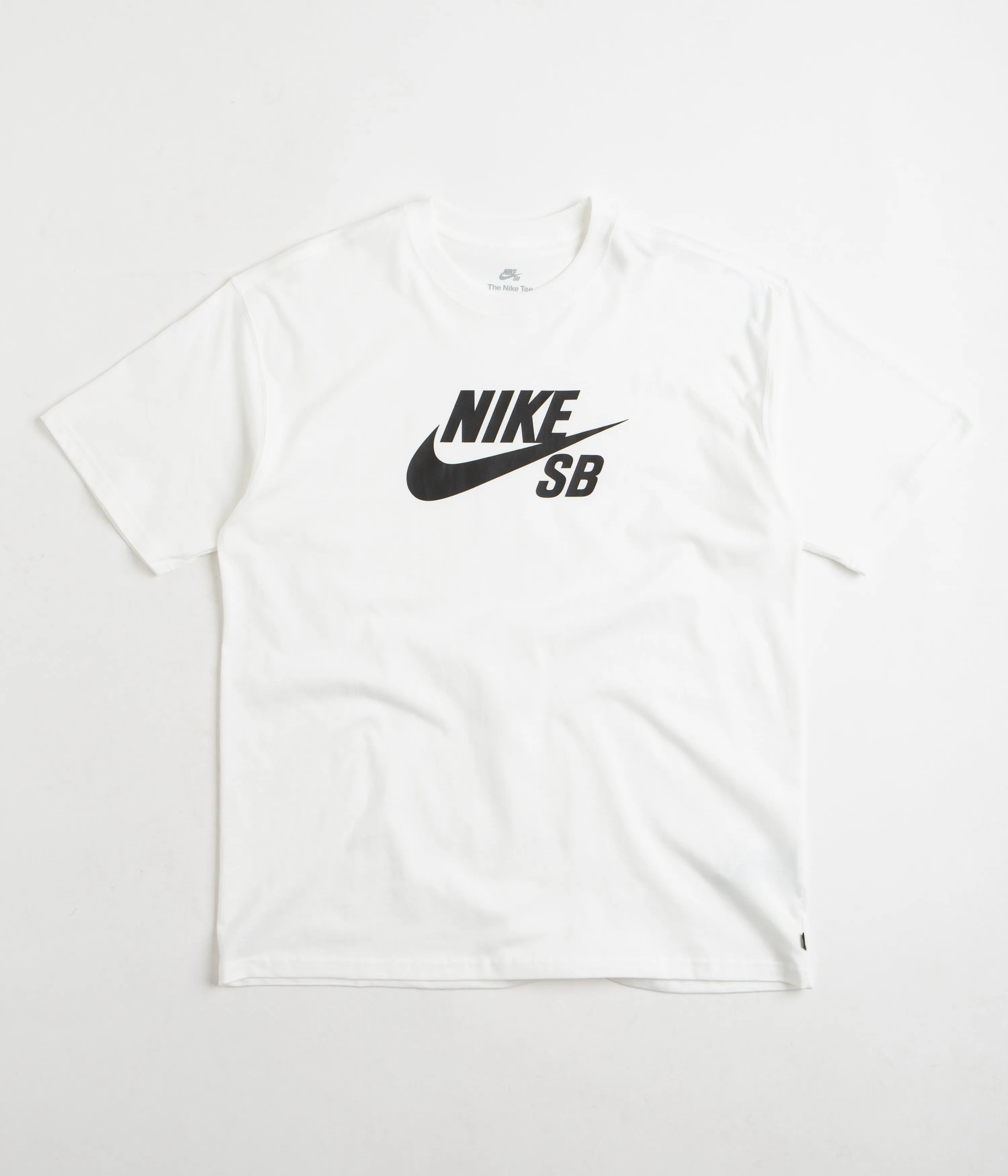 Nike SB Large Logo T-Shirt - White / Black Nike SB Clothing