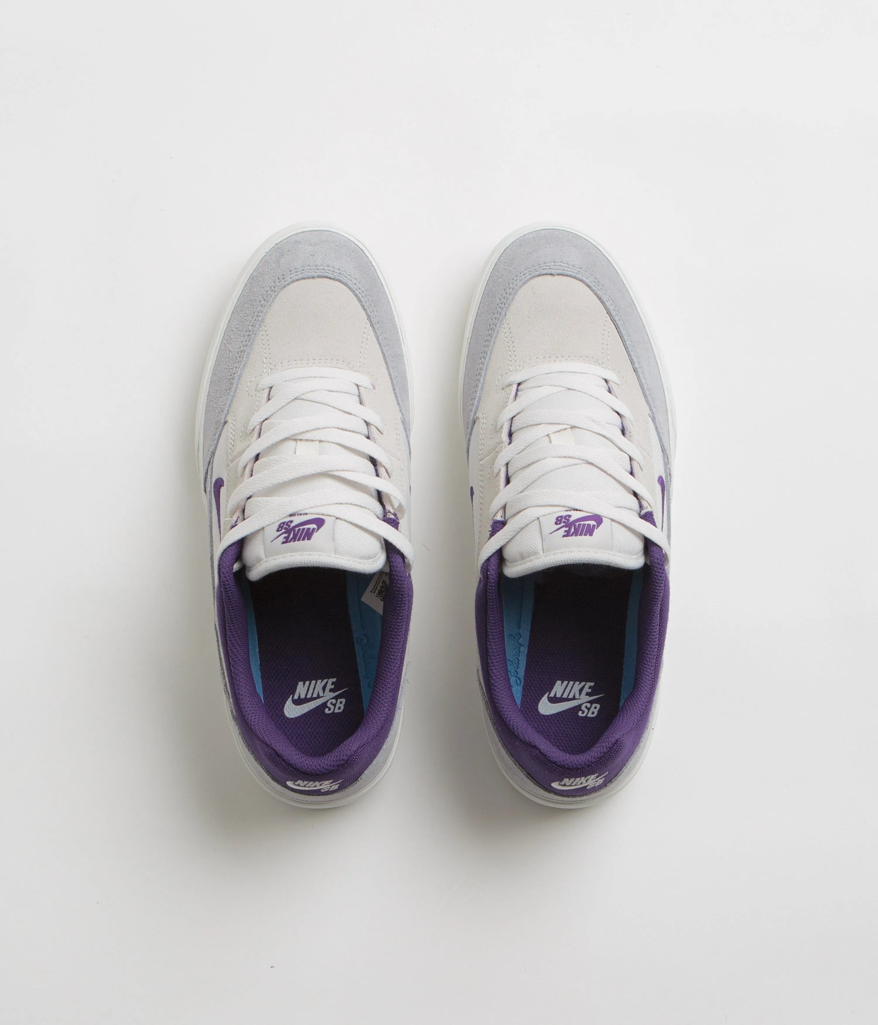 Nike SB Malor Shoes - Platinum Tint / Court Purple - Wolf Grey Nike SB Clothing