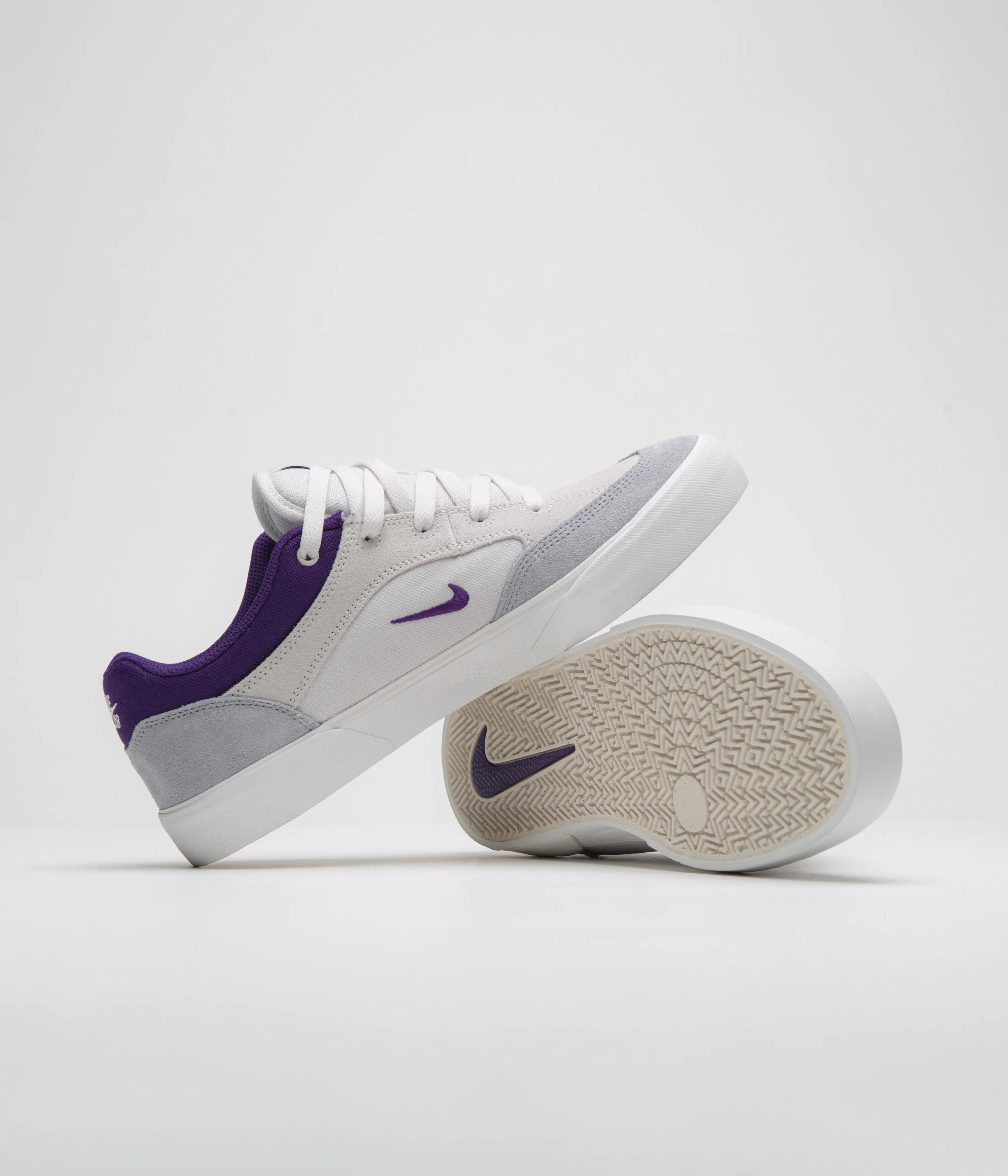 Nike SB Malor Shoes - Platinum Tint / Court Purple - Wolf Grey Nike SB Clothing