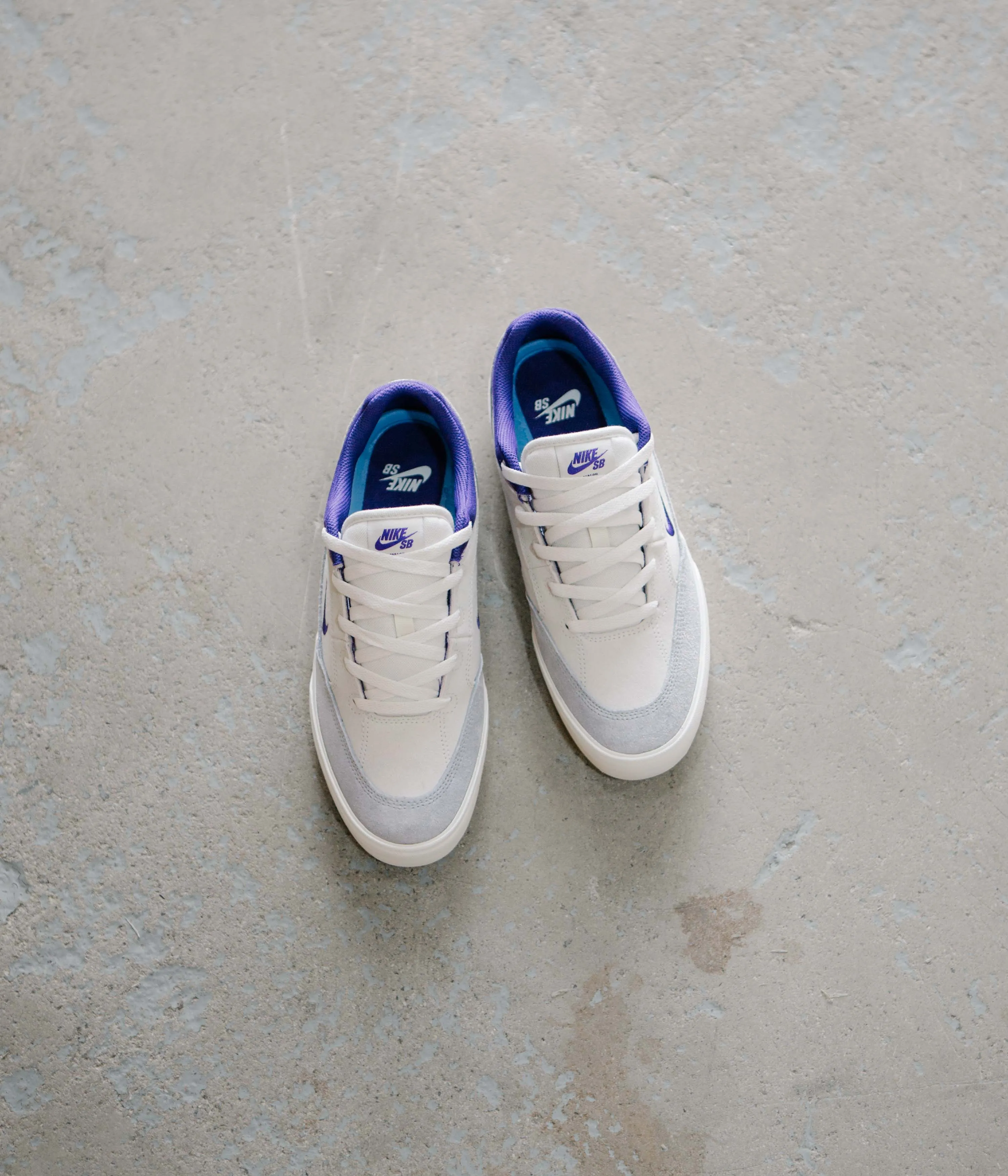 Nike SB Malor Shoes - Platinum Tint / Court Purple - Wolf Grey Nike SB Clothing