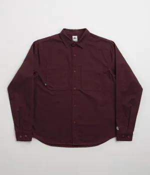Nike SB New Essential Woven Shirt - Burgundy Crush / Platinum Violet Nike SB Clothing