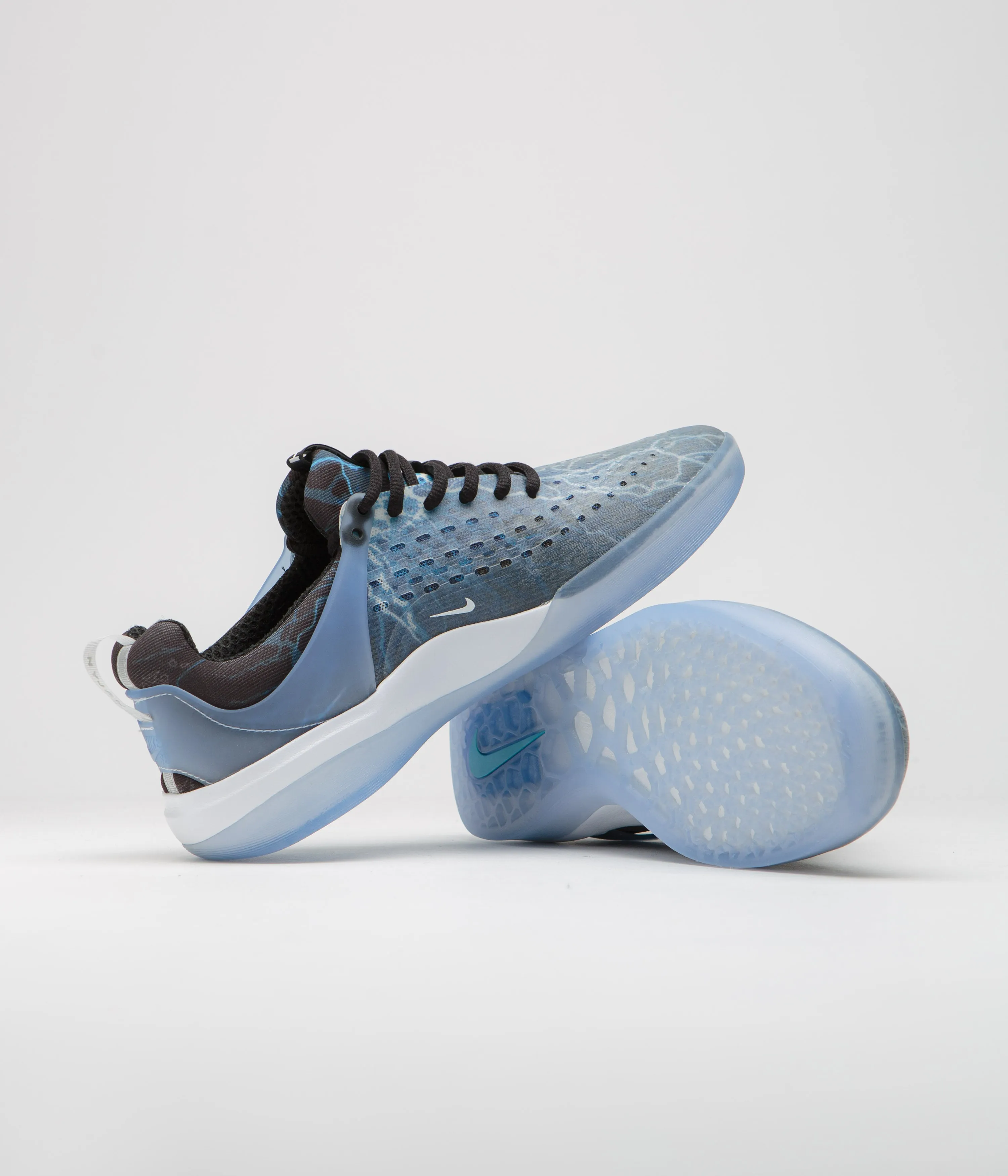 Nike SB Nyjah 3 Premium Shoes - Black / White - Deep Royal - White Nike SB Clothing