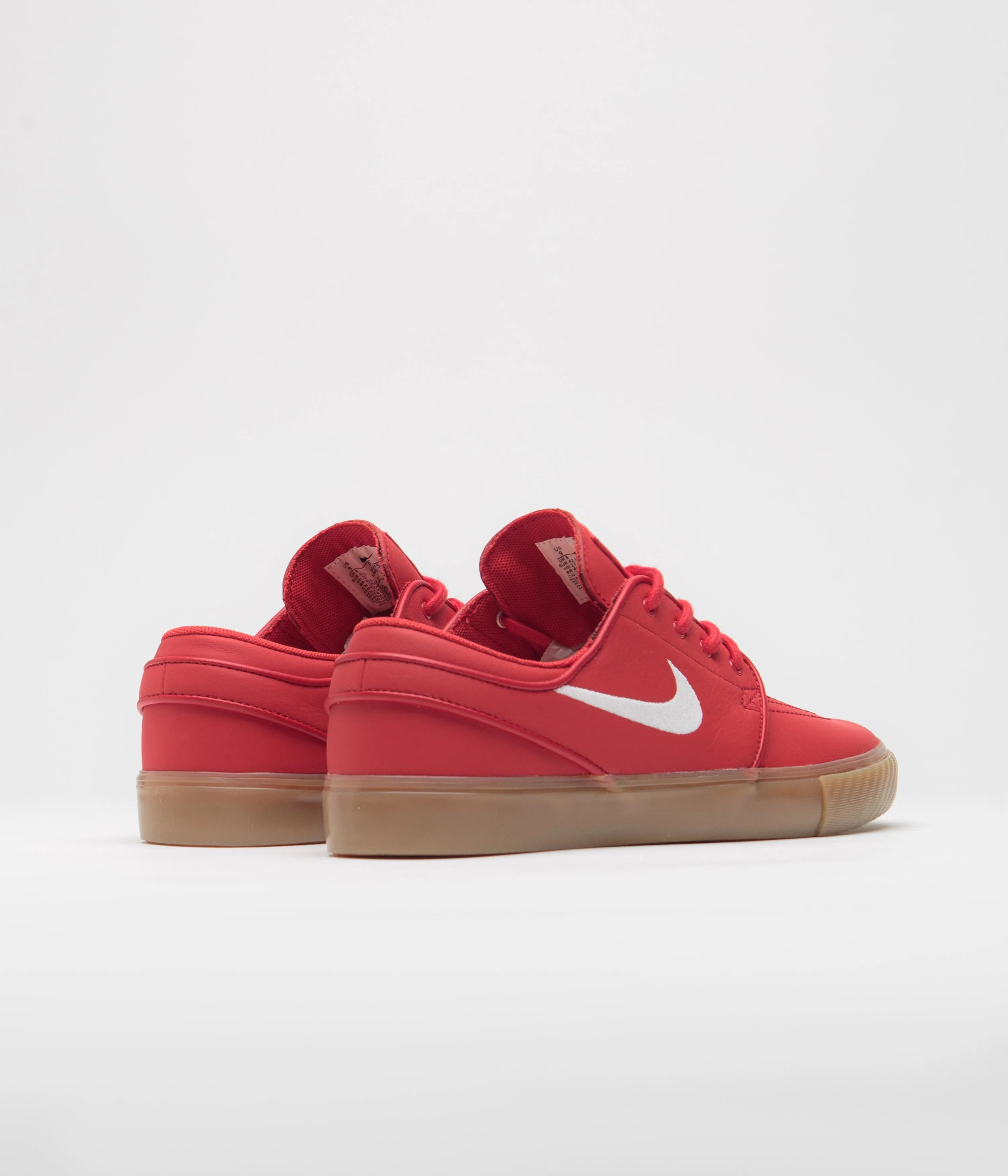 Nike SB Orange Label Janoski Shoes - University Red / White - University Red Nike SB Clothing