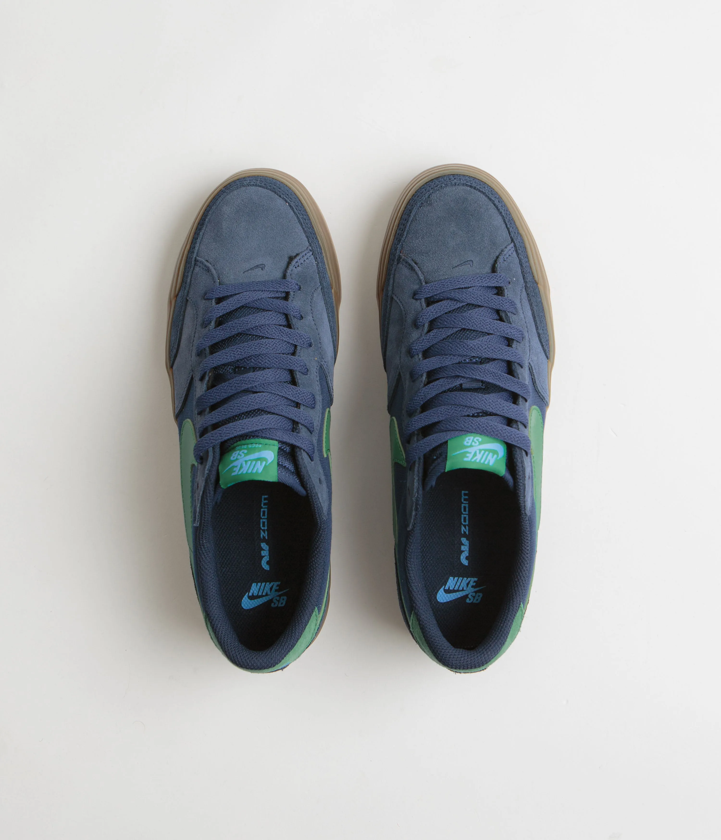 Nike SB Pogo Plus Shoes - Midnight Navy / Malachite - Obsidian Nike SB Clothing