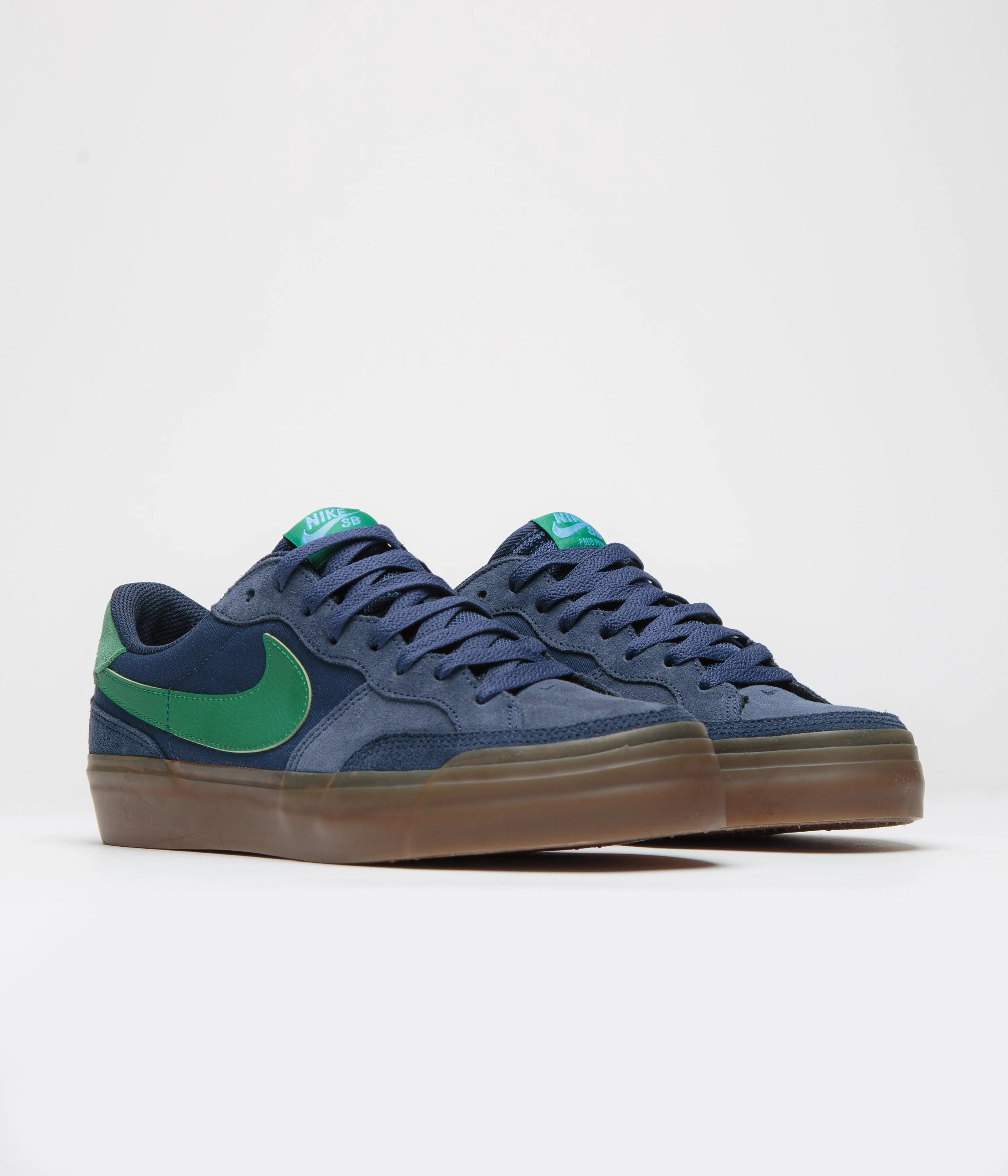 Nike SB Pogo Plus Shoes - Midnight Navy / Malachite - Obsidian Nike SB Clothing