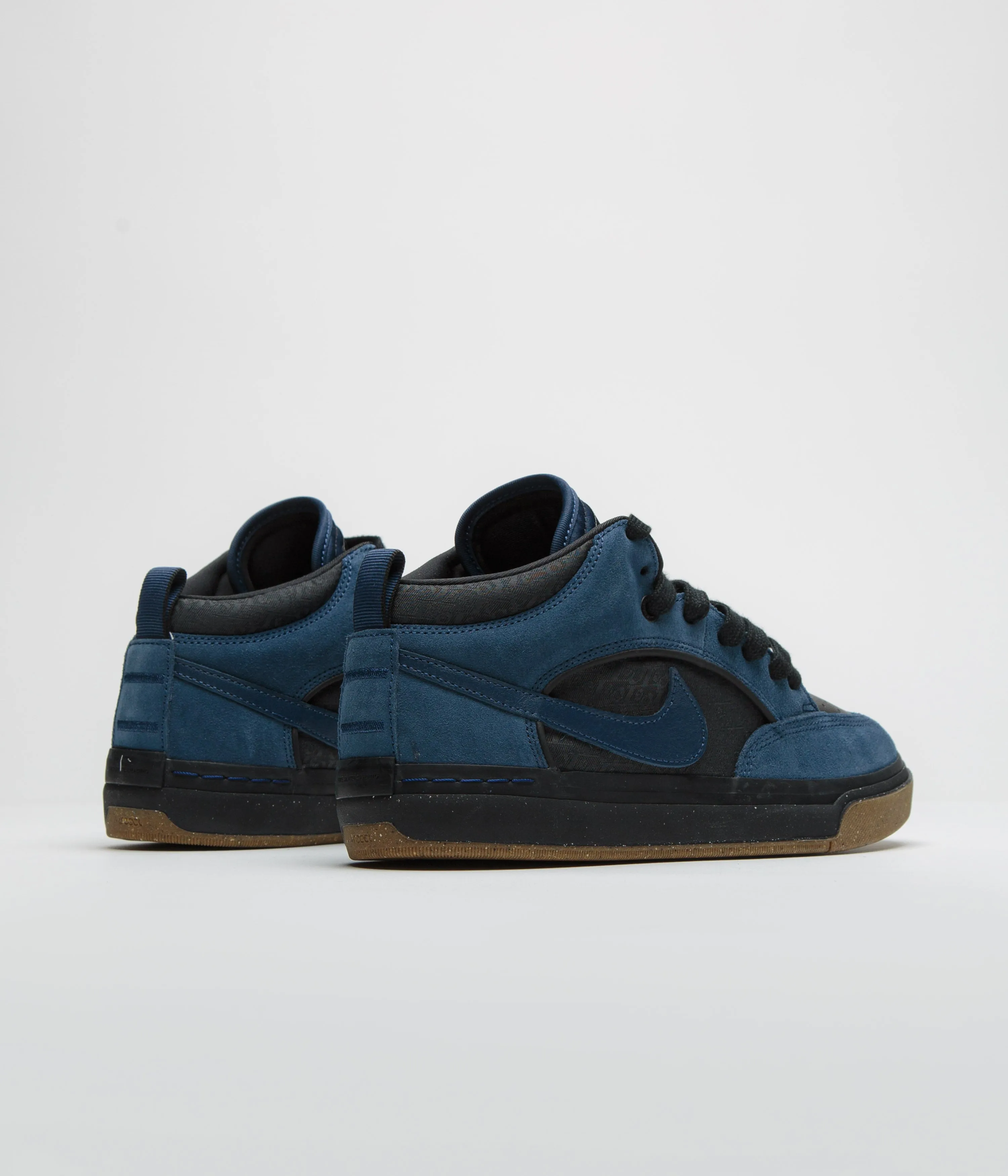 Nike SB React Leo Shoes - Navy / Navy - Black - Anthracite Nike SB Clothing