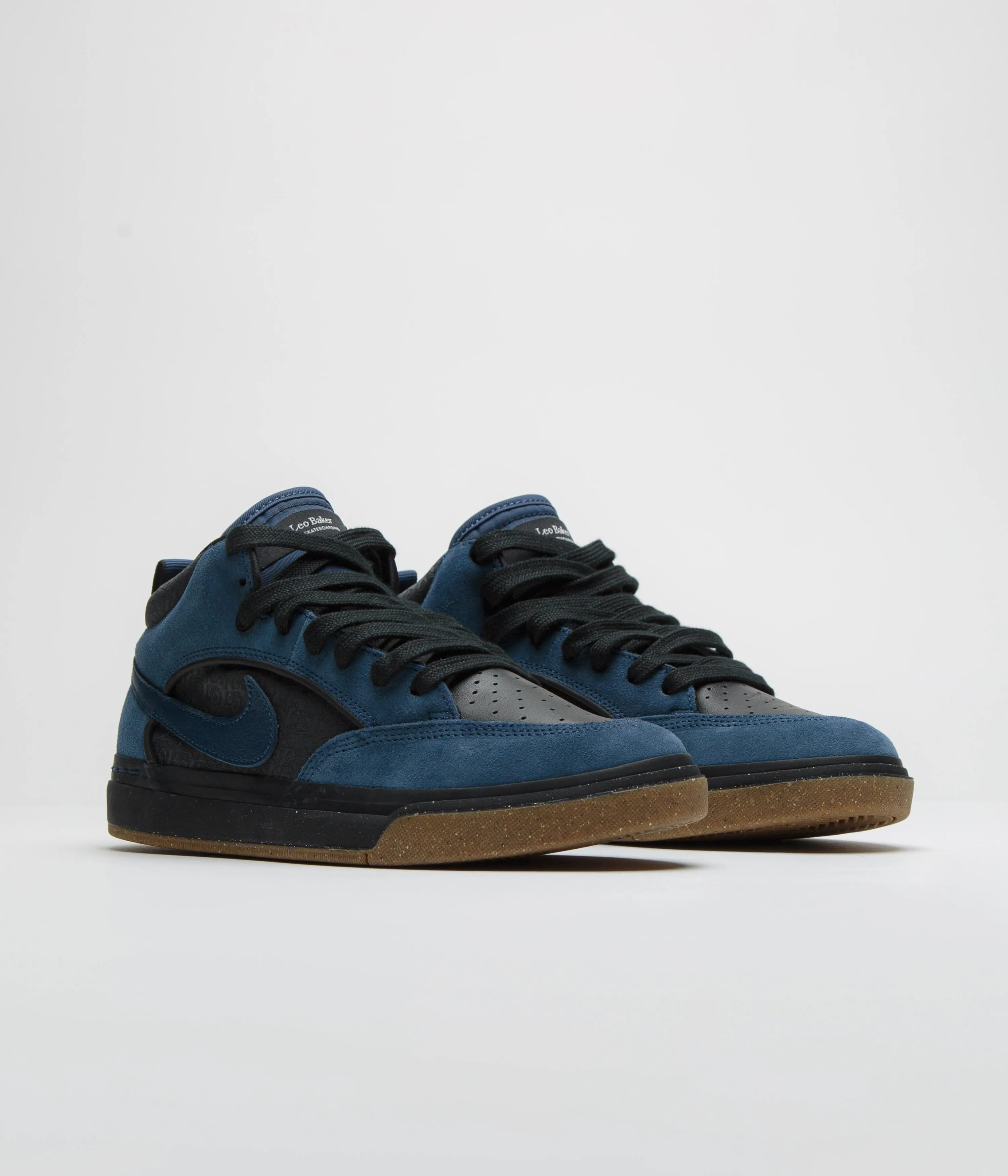 Nike SB React Leo Shoes - Navy / Navy - Black - Anthracite Nike SB Clothing