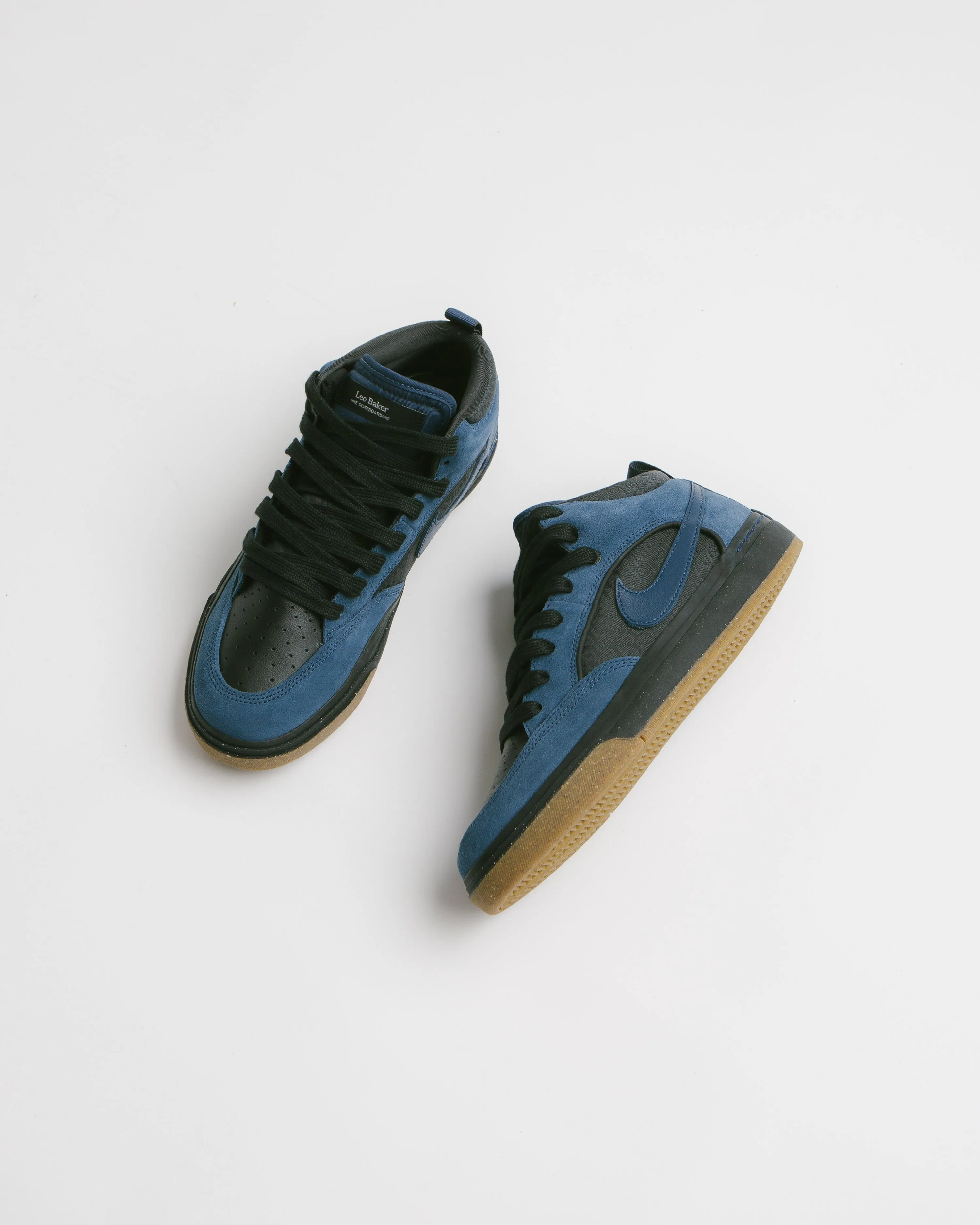 Nike SB React Leo Shoes - Navy / Navy - Black - Anthracite Nike SB Clothing
