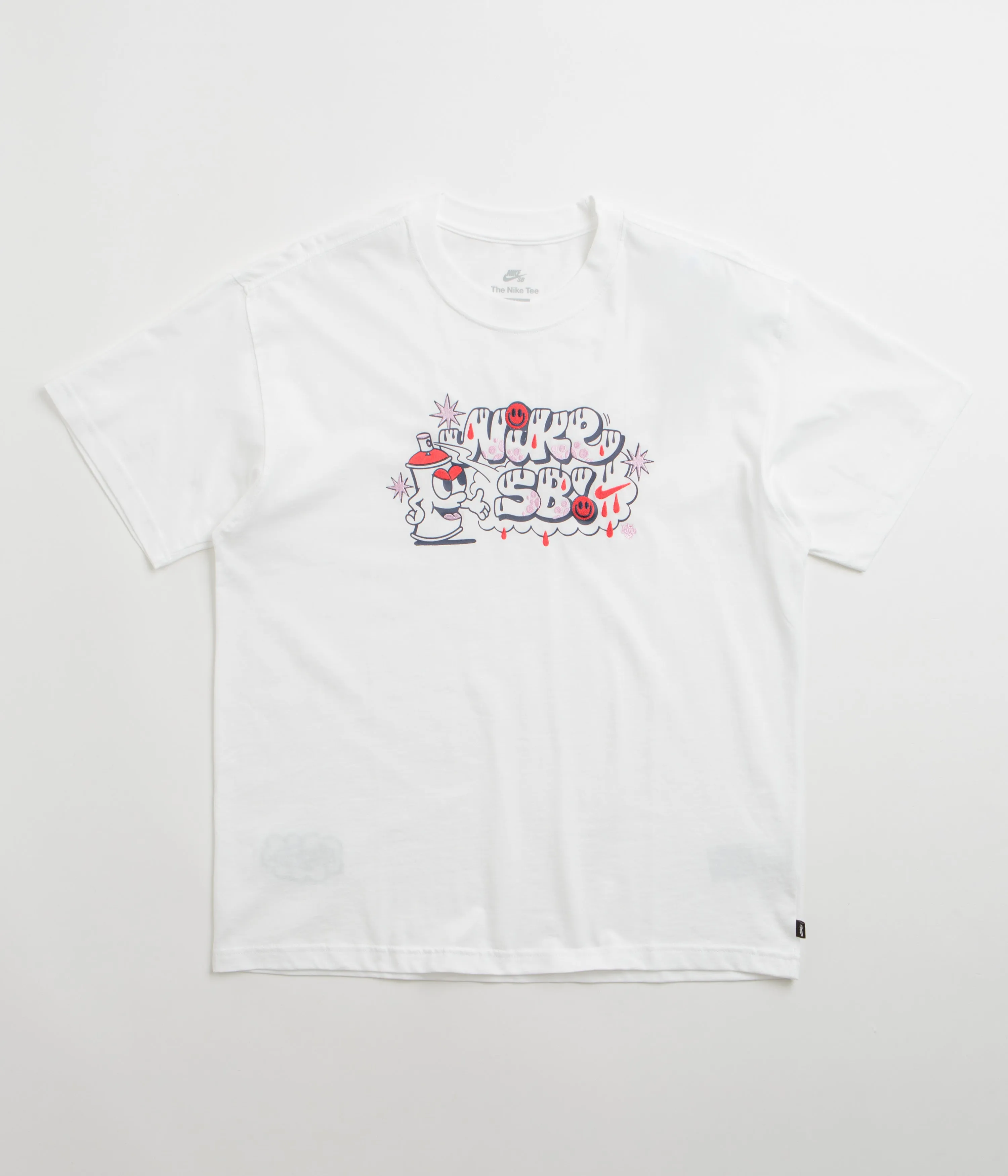Nike SB Spray Can T-Shirt - White Nike SB Clothing