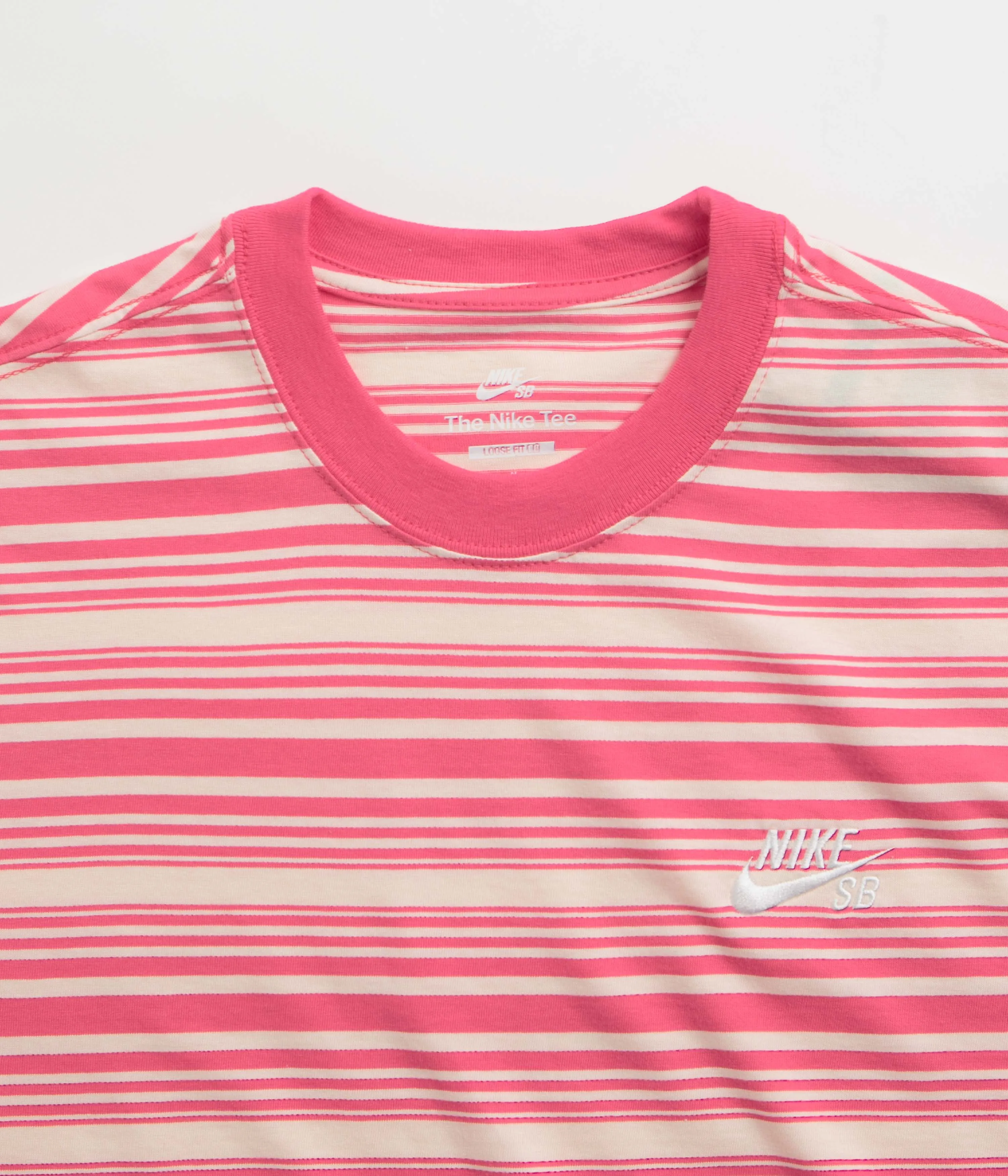Nike SB Striped T-Shirt - Guava Ice Nike SB Clothing