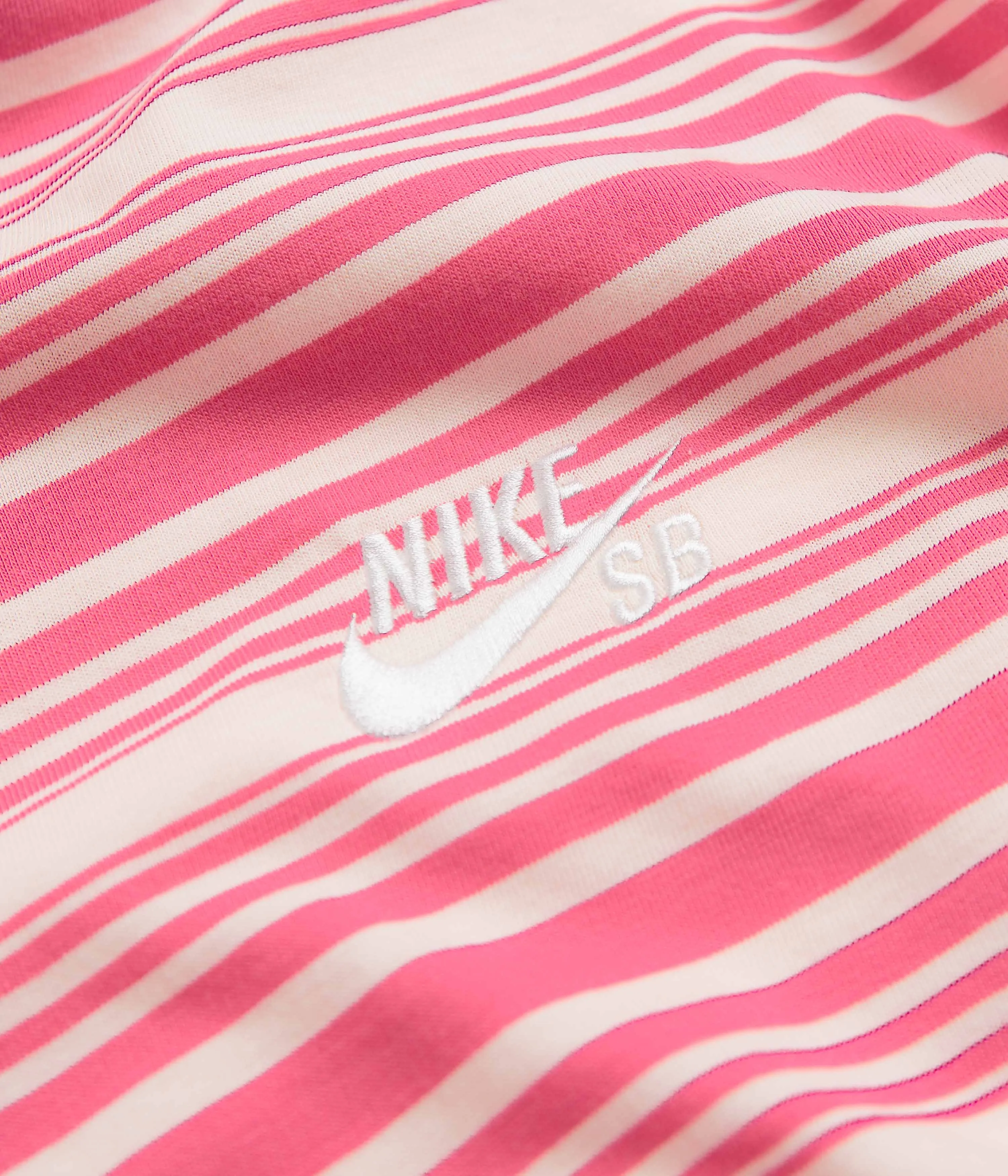 Nike SB Striped T-Shirt - Guava Ice Nike SB Clothing