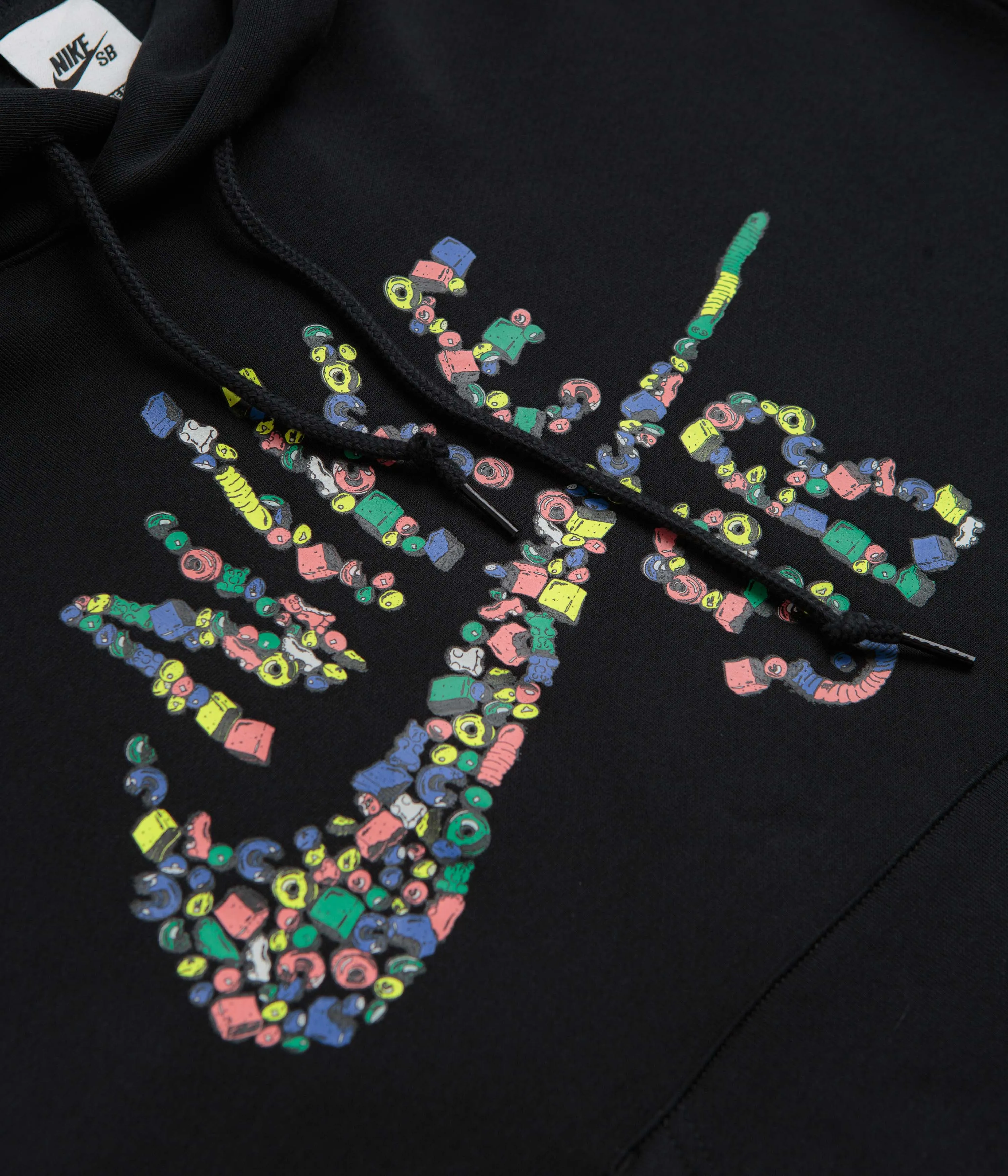 Nike SB Sugar High Hoodie - Black / White Nike SB Clothing