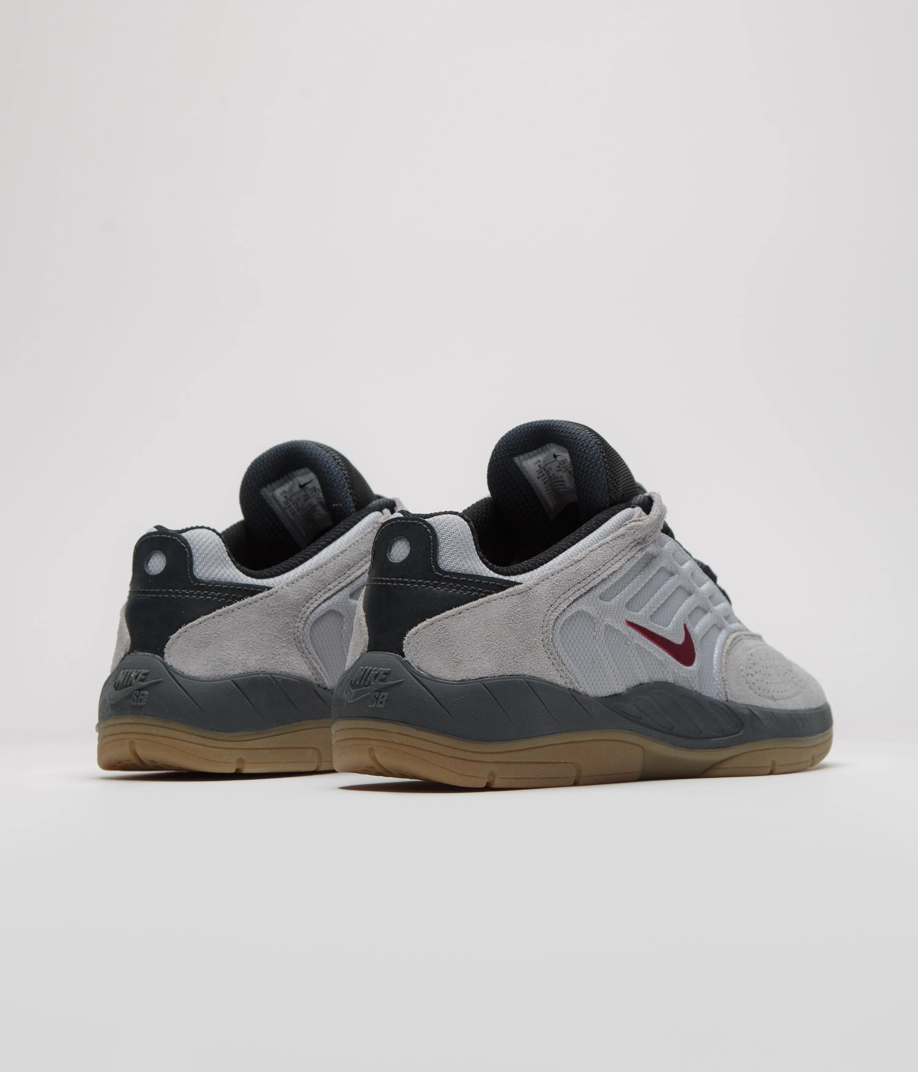 Nike SB Vertebrae Shoes - Light Smoke Grey / Dark Team Red Nike SB Clothing