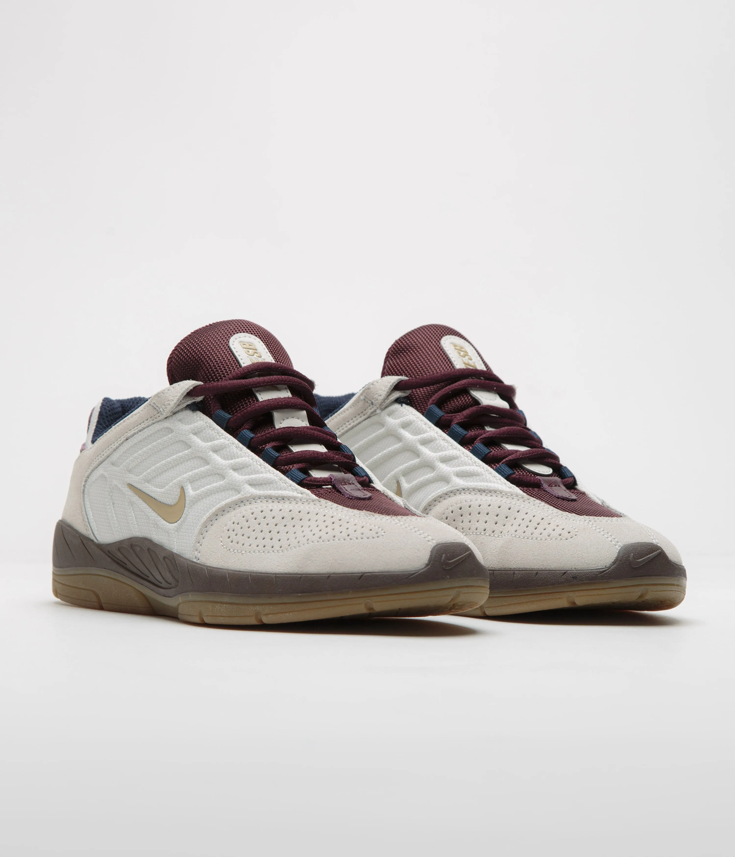 Nike SB Vertebrae Shoes - Phantom / Parachute Beige - Burgundy Crush Nike SB Clothing