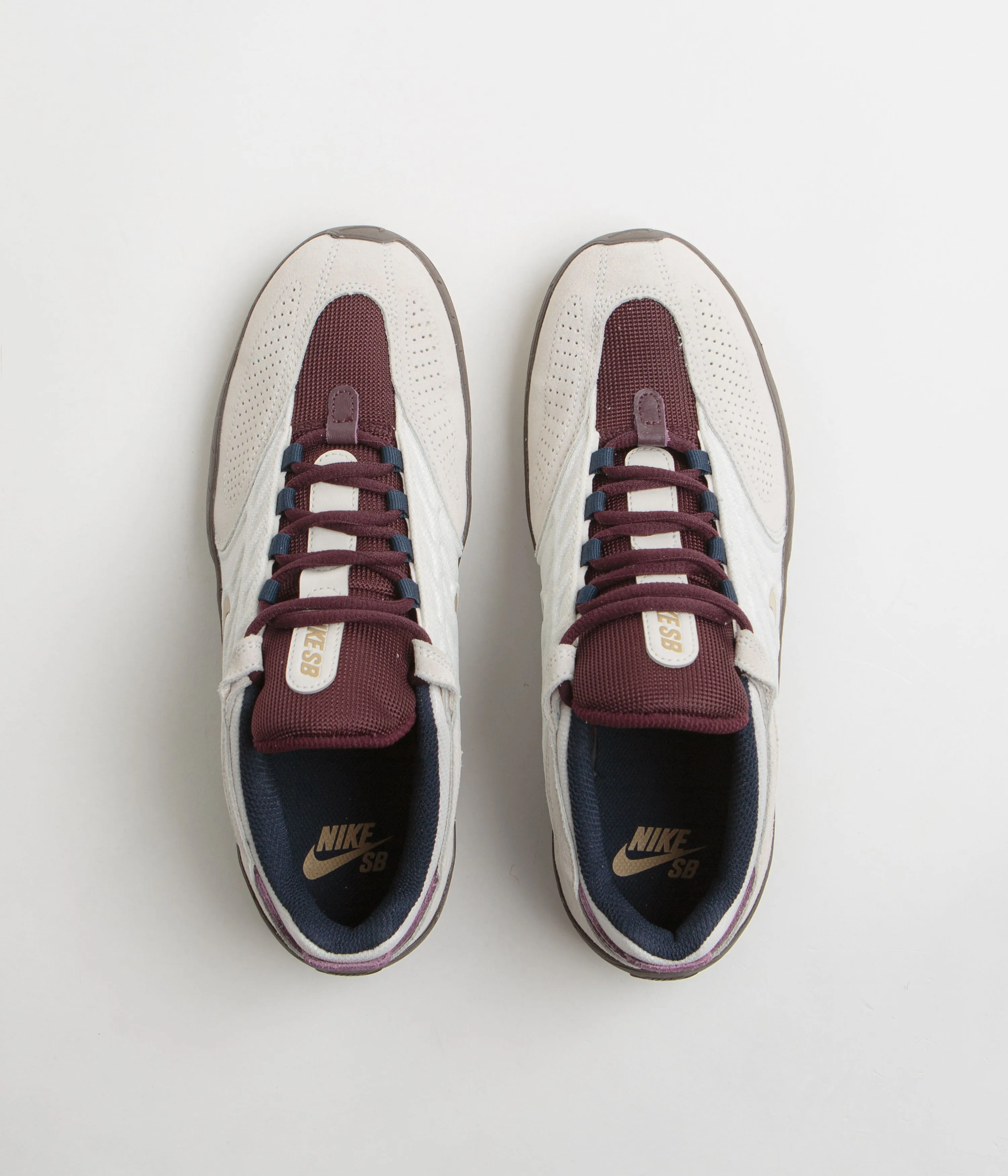 Nike SB Vertebrae Shoes - Phantom / Parachute Beige - Burgundy Crush Nike SB Clothing