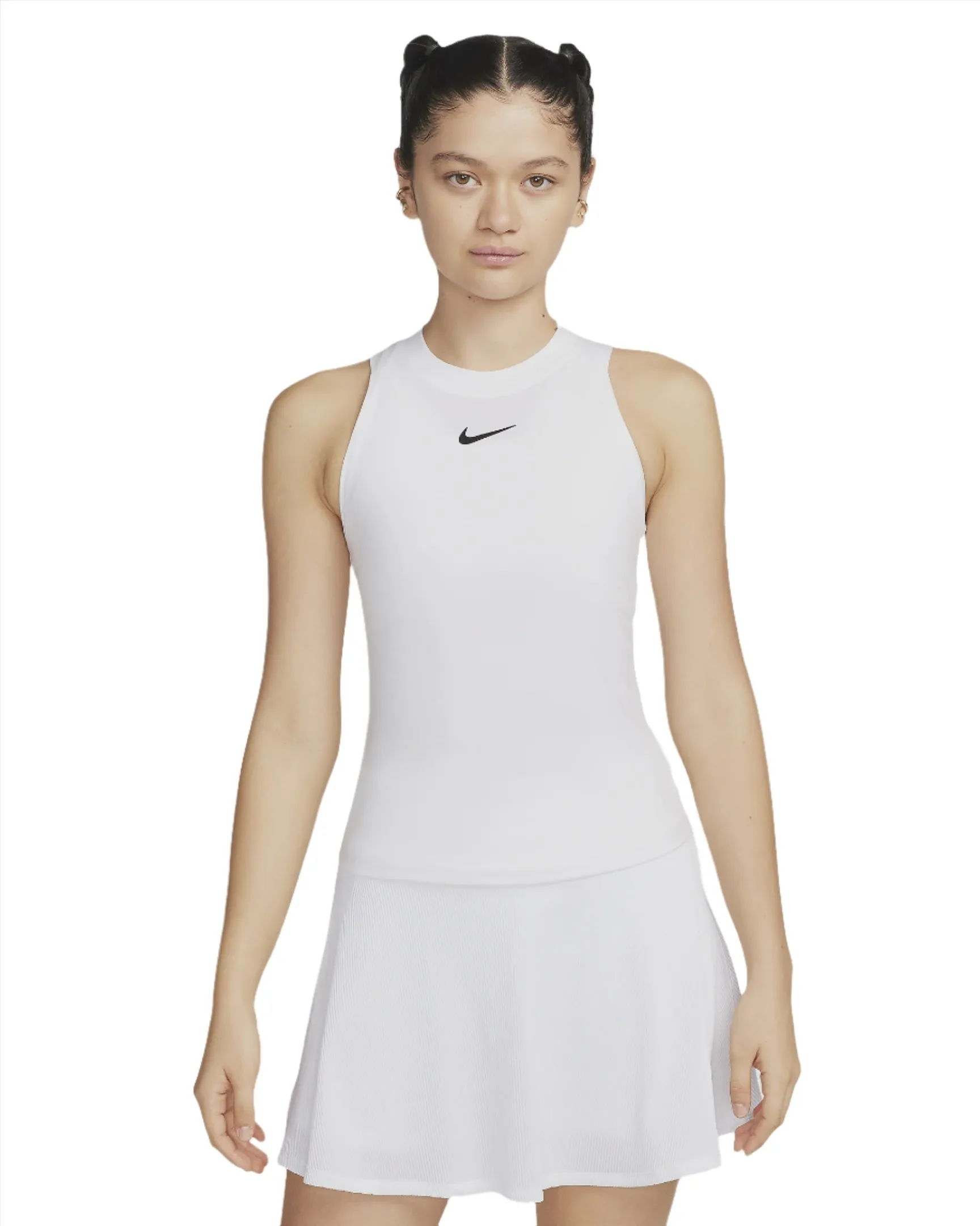 Nike Women's Dri-FIT Tank-White Clothing Nike Women
