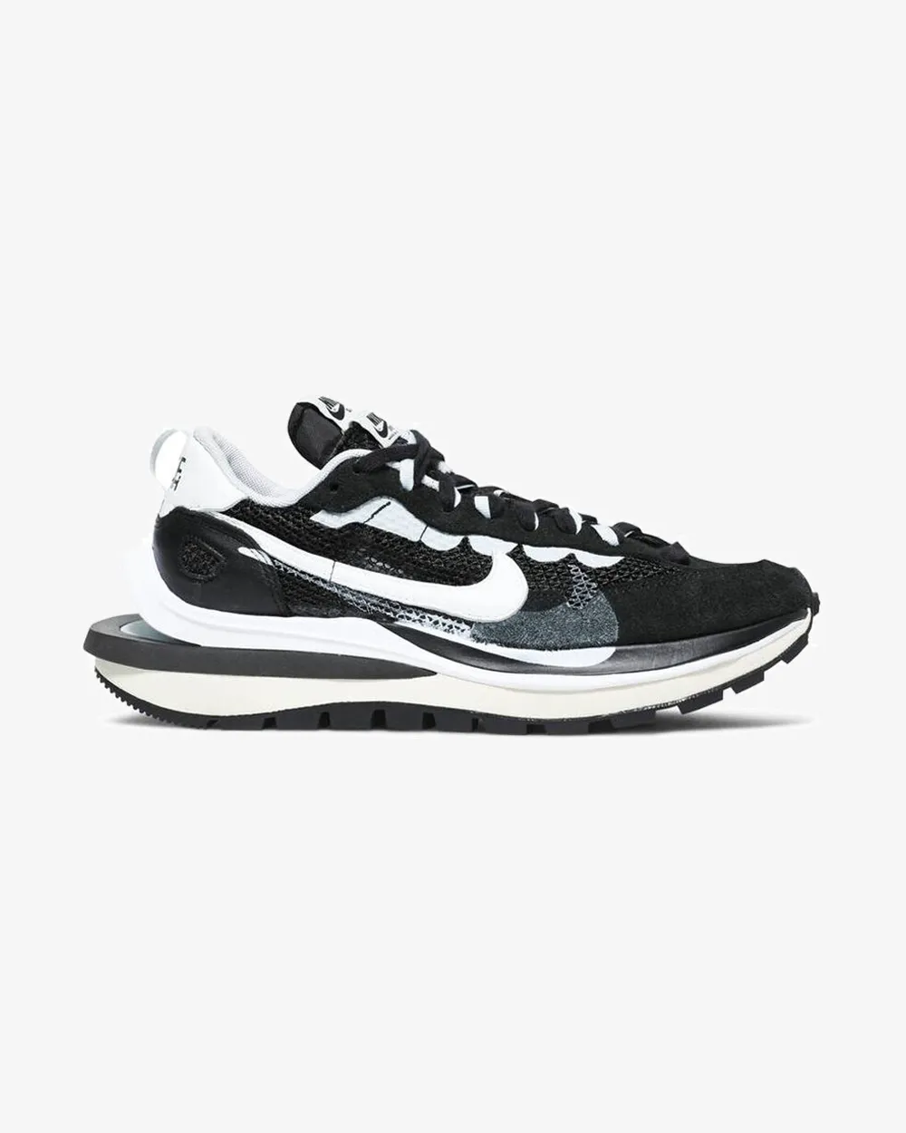NIKE X SACAI VAPORWAFFLE BLACK WHITE -