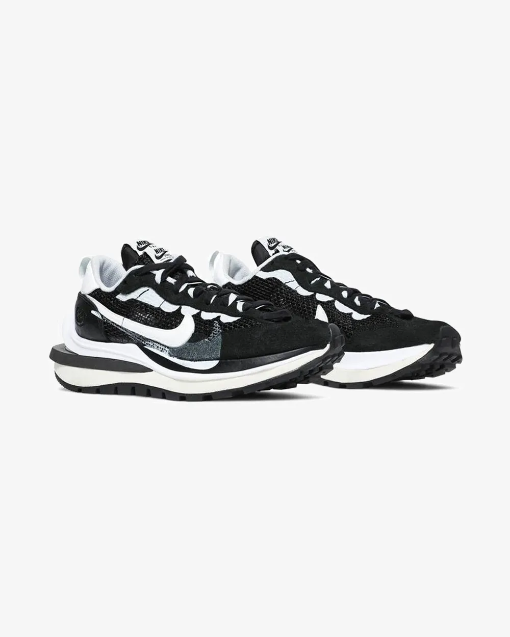 NIKE X SACAI VAPORWAFFLE BLACK WHITE -