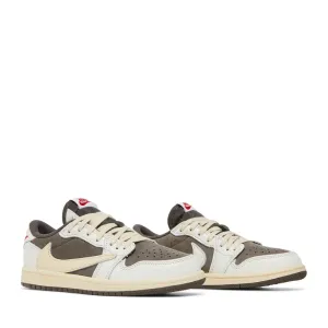 NIKE X TRAVIS SCOTT AIR JORDAN1 RETRO LOW REVERSE MOCHA PRESCHOOL