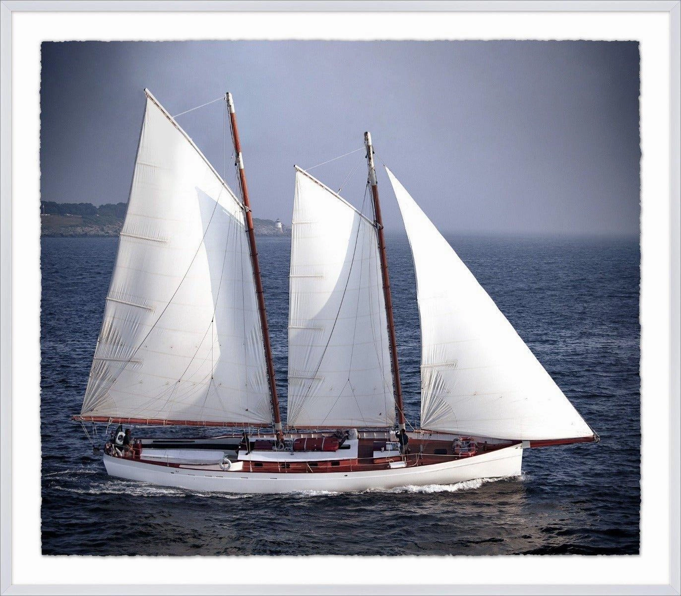Northeast Sail in Shadowbox Wall Art 
